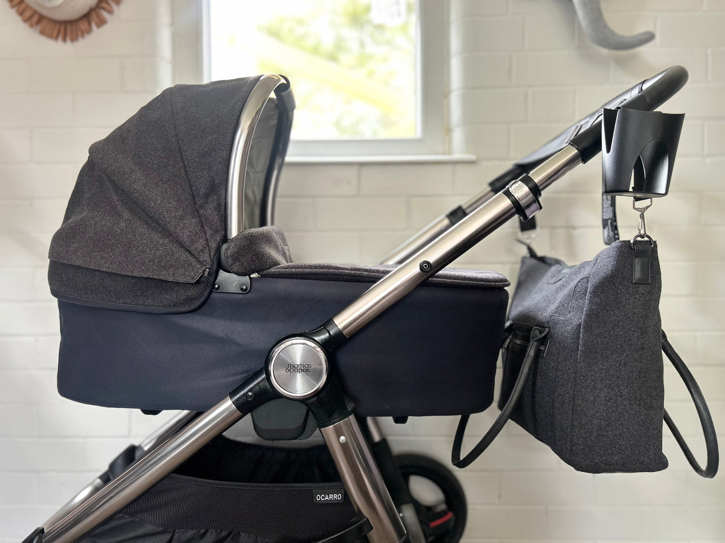 Mamas And Papas Ocarro Pushchair & Carrycot - Navy Classic