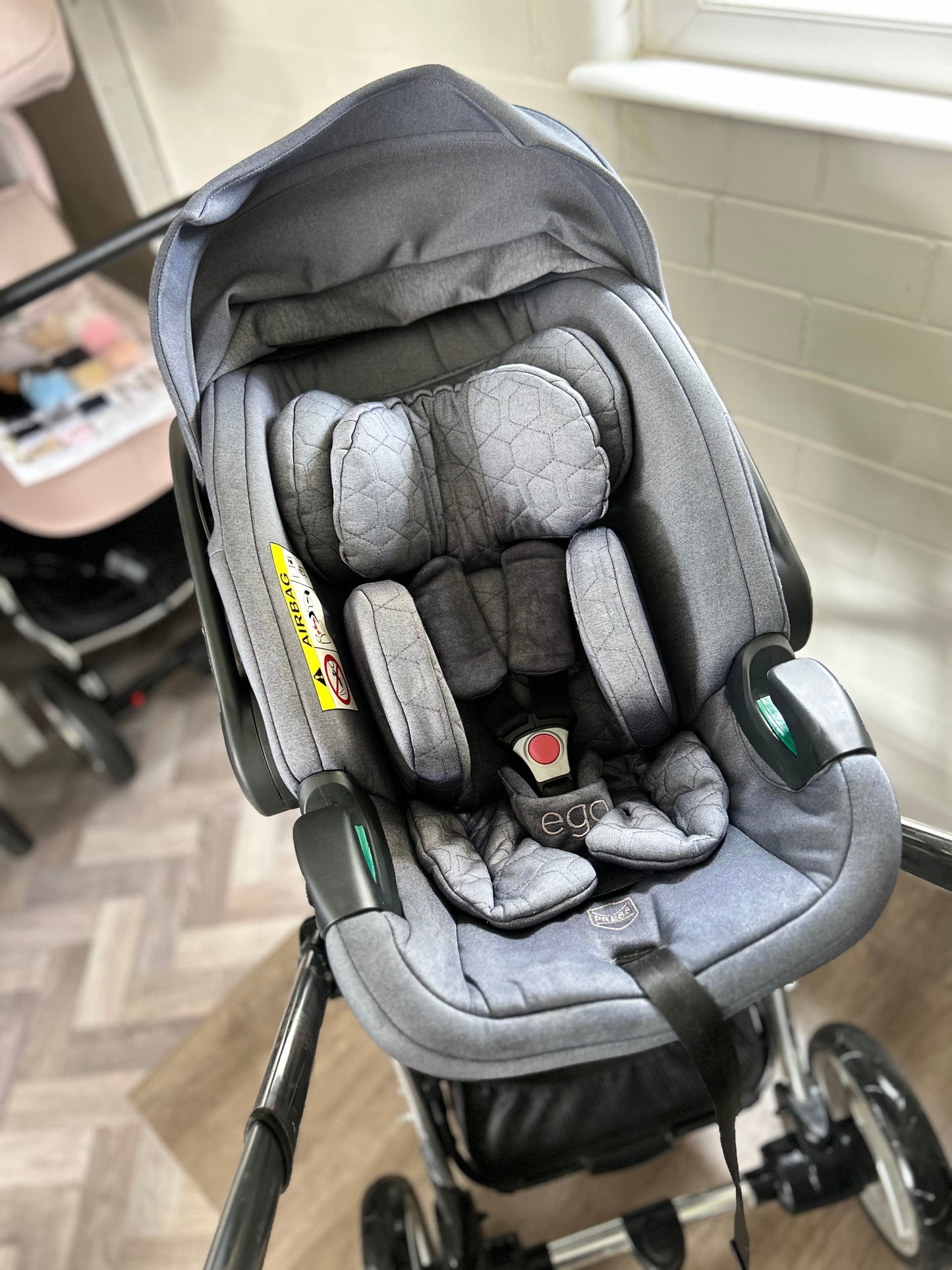 Egg Stroller 3 in 1 - Platinum