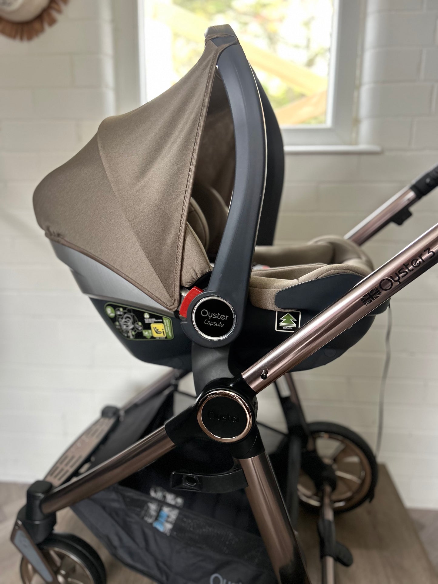 BabyStyle Oyster 3 - Mink - Full Travel System