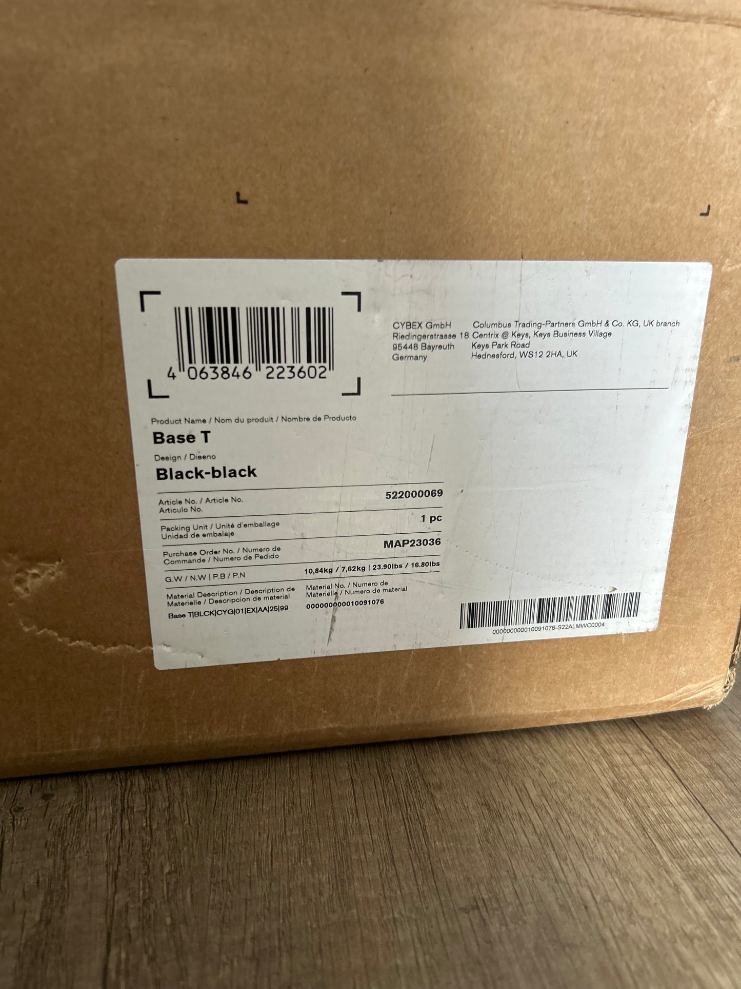 Cybex Base T 360° Rotating ISOFIX Car Seat Base - Black