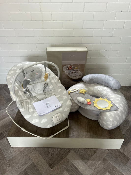 Mamas & Papas Capella Bouncer Cradle & Sit & Play - Cloud
