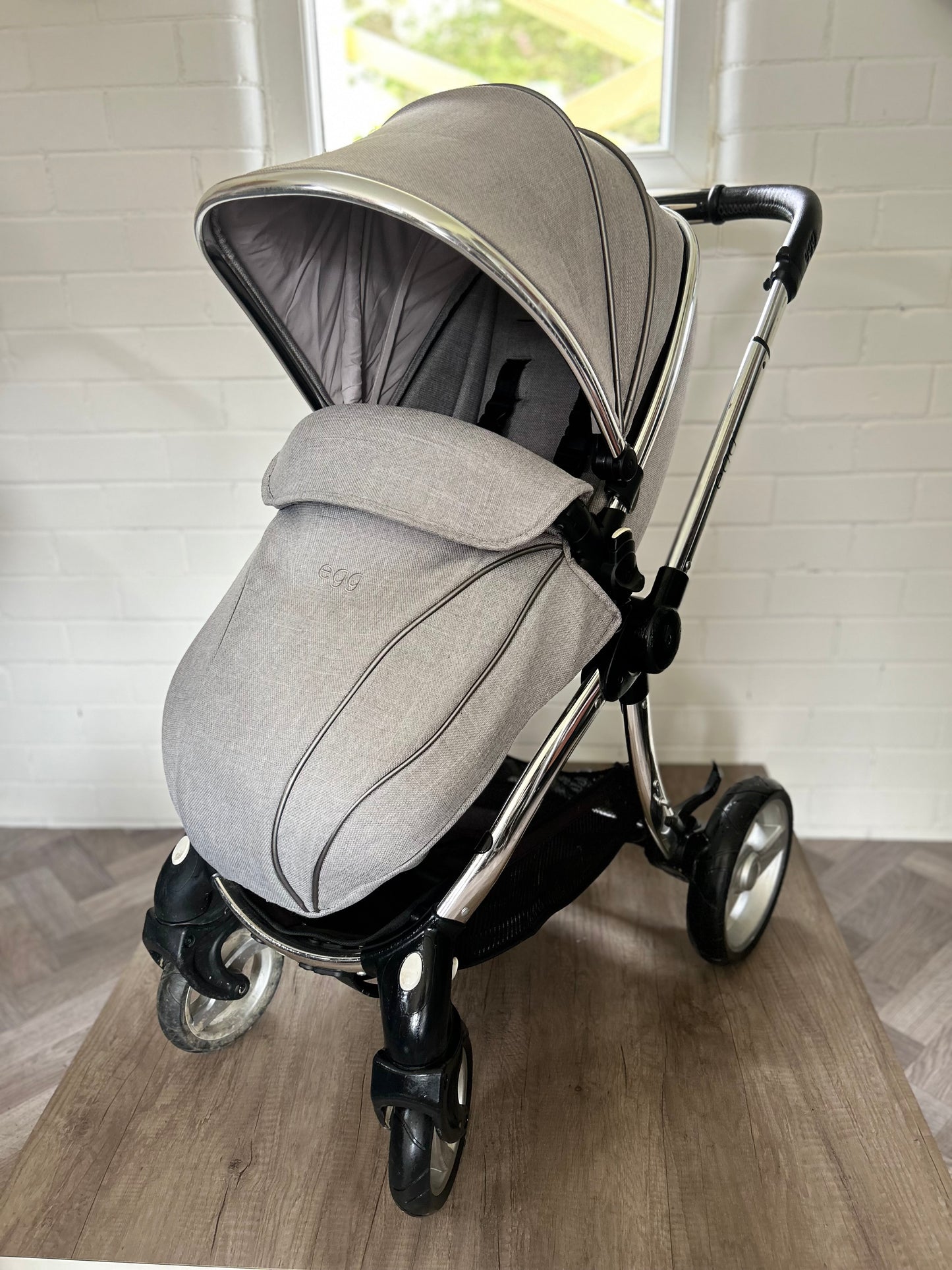 Egg Stroller 3 in 1 - Platinum