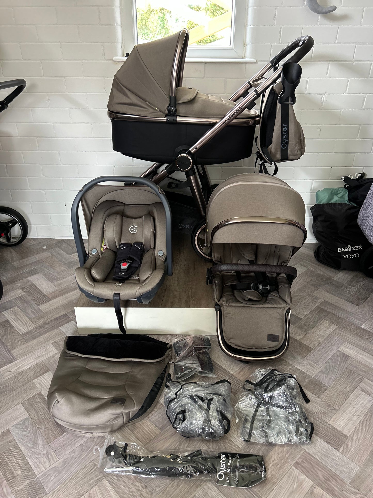 BabyStyle Oyster 3 - Mink - Full Travel System