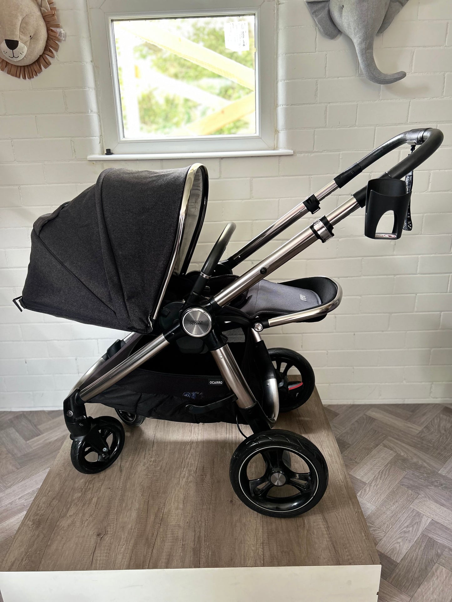 Mamas And Papas Ocarro Pushchair & Carrycot - Navy Classic
