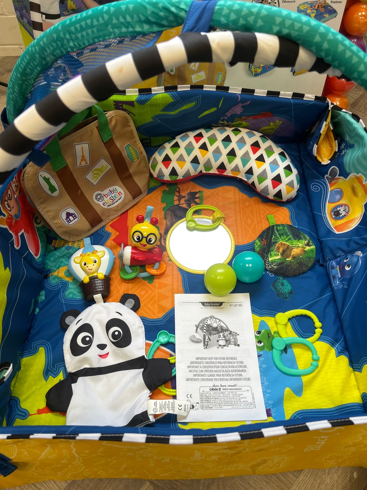 Baby Einstein, Patch 5-in-1 Colour Playspace Activity Play Gym & Ball Pit