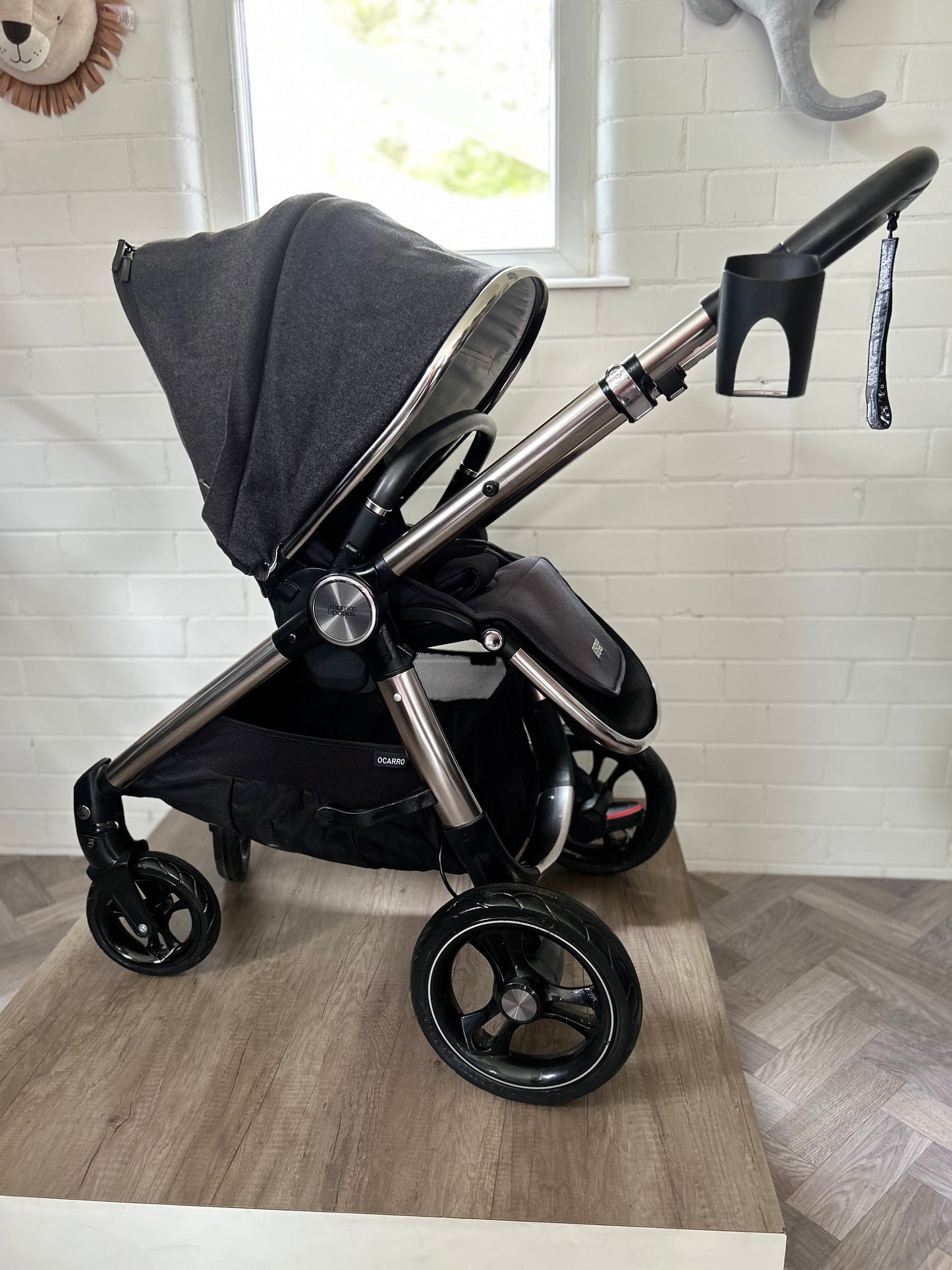 Mamas And Papas Ocarro Pushchair & Carrycot - Navy Classic