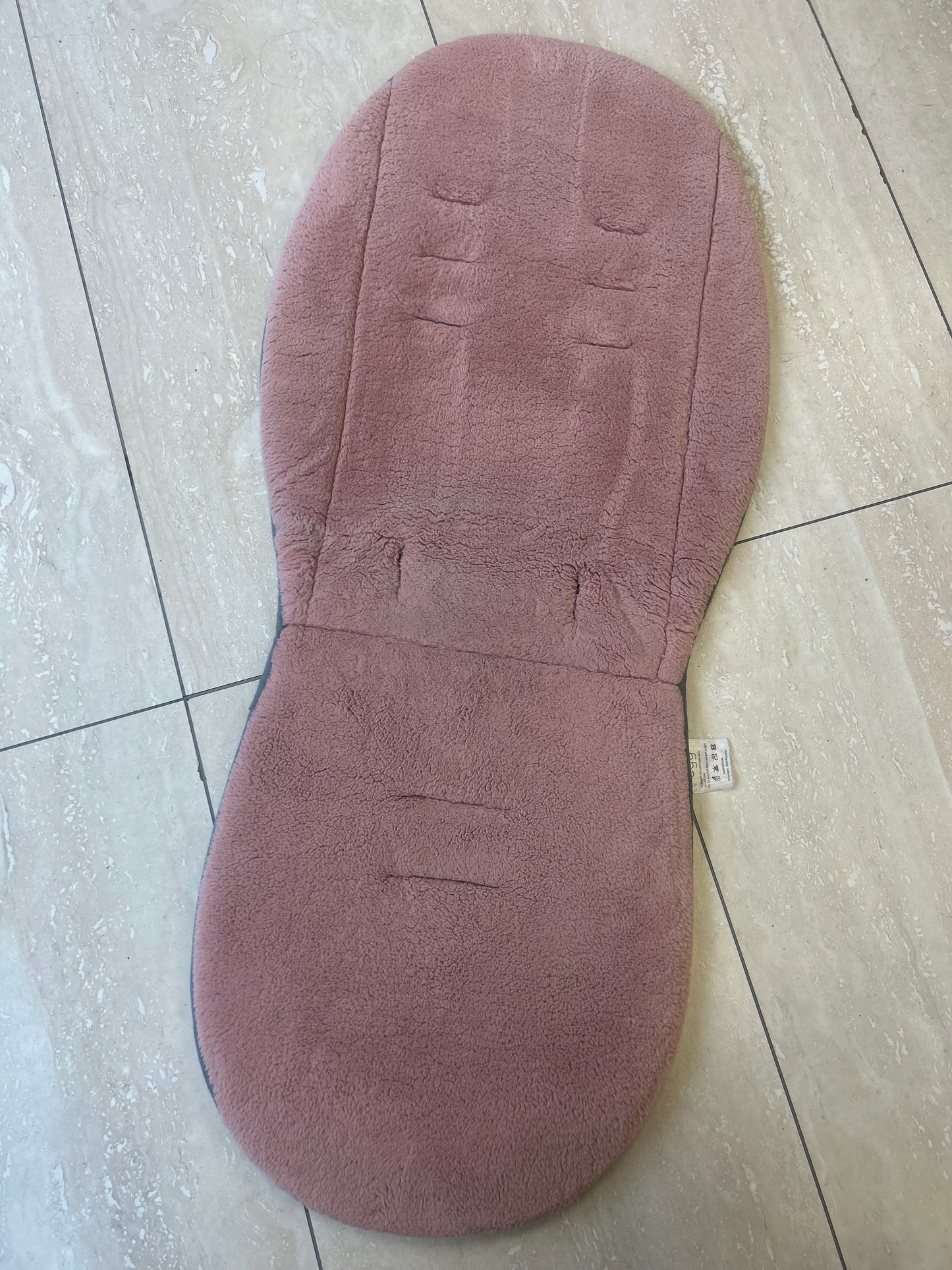Egg 2 Luxury Faux Fur Seat Liner Blush