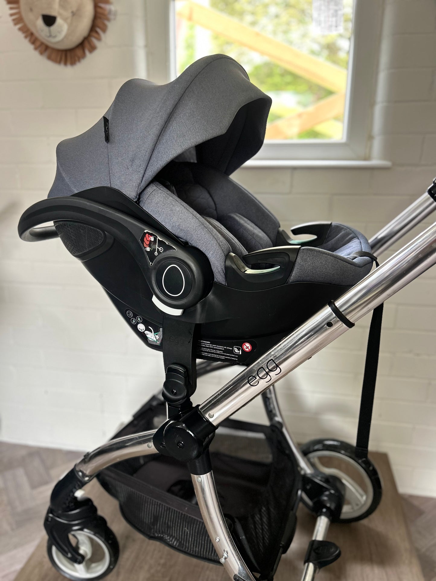Egg Stroller 3 in 1 - Platinum