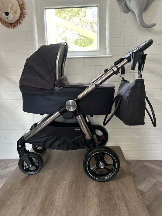 Mamas And Papas Ocarro Pushchair & Carrycot - Navy Classic