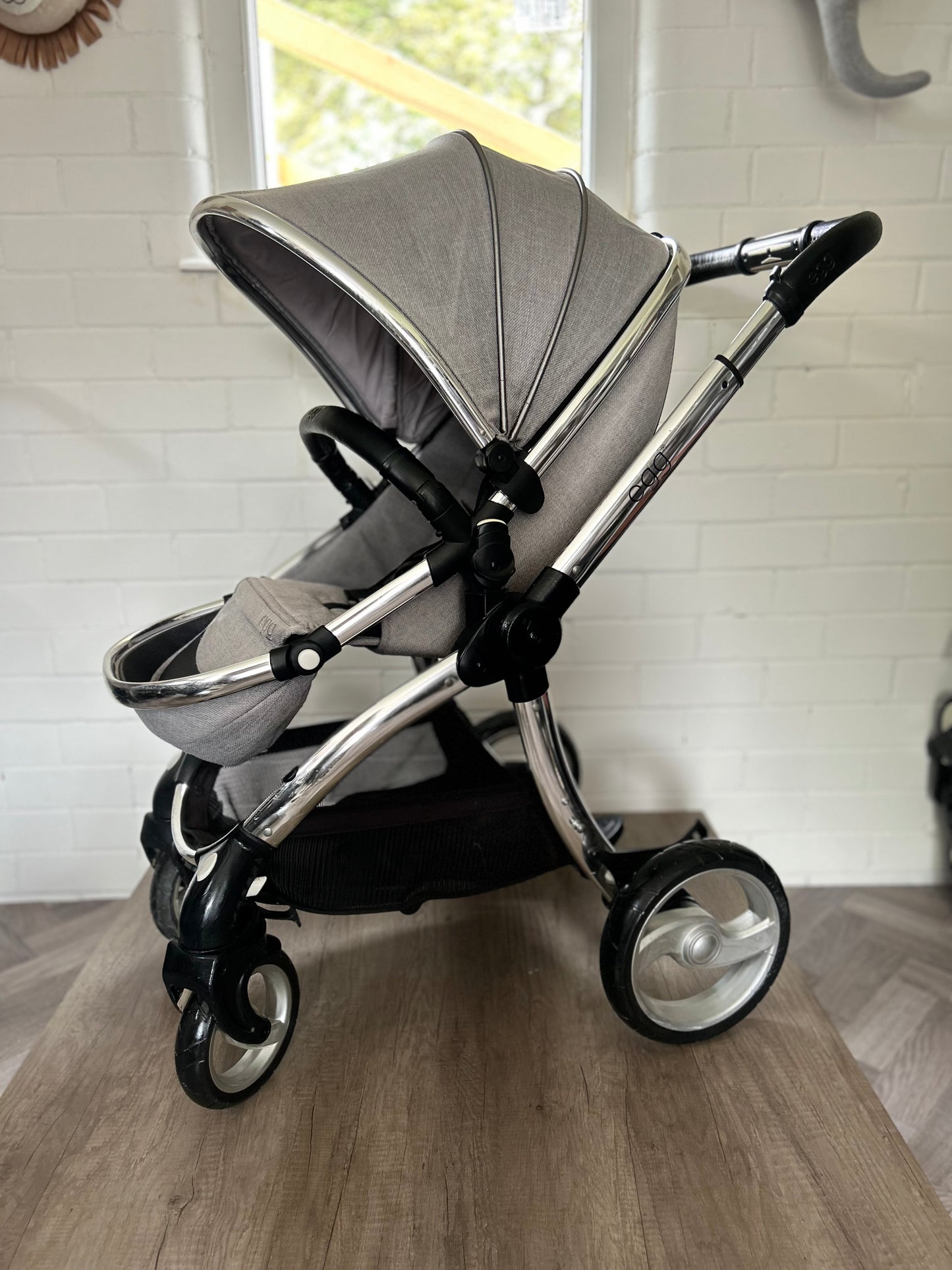 Egg Stroller 3 in 1 - Platinum