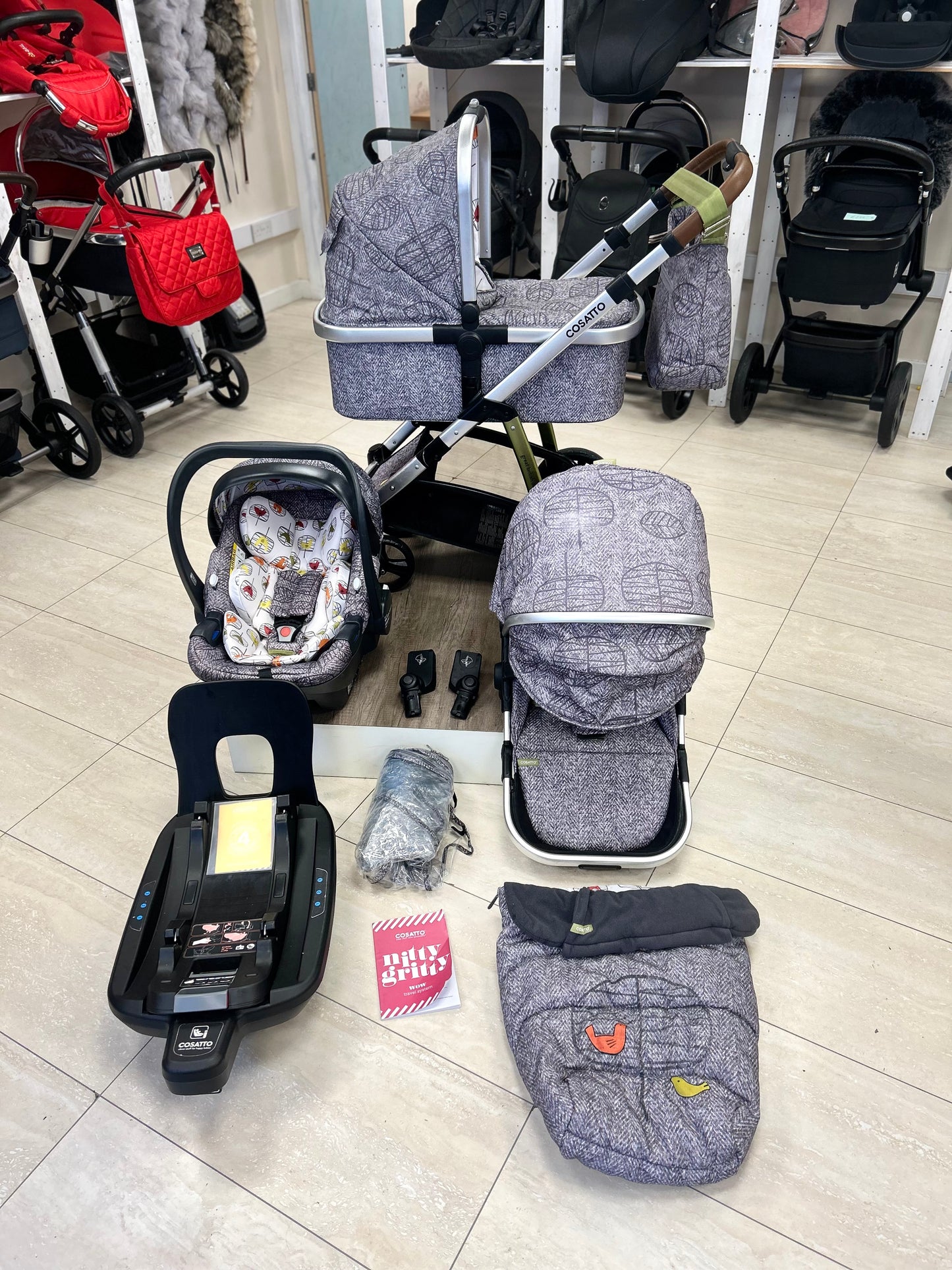 Cossato WOW Travel System - Dawn Chorus