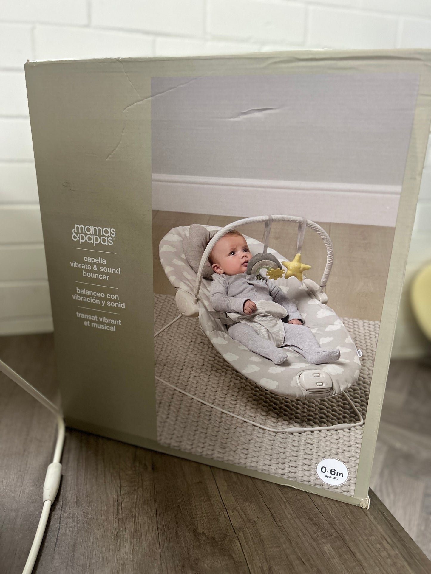 Mamas & Papas Capella Bouncer Cradle & Sit & Play - Cloud