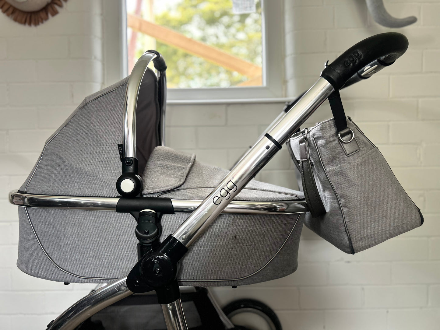 Egg Stroller 3 in 1 - Platinum