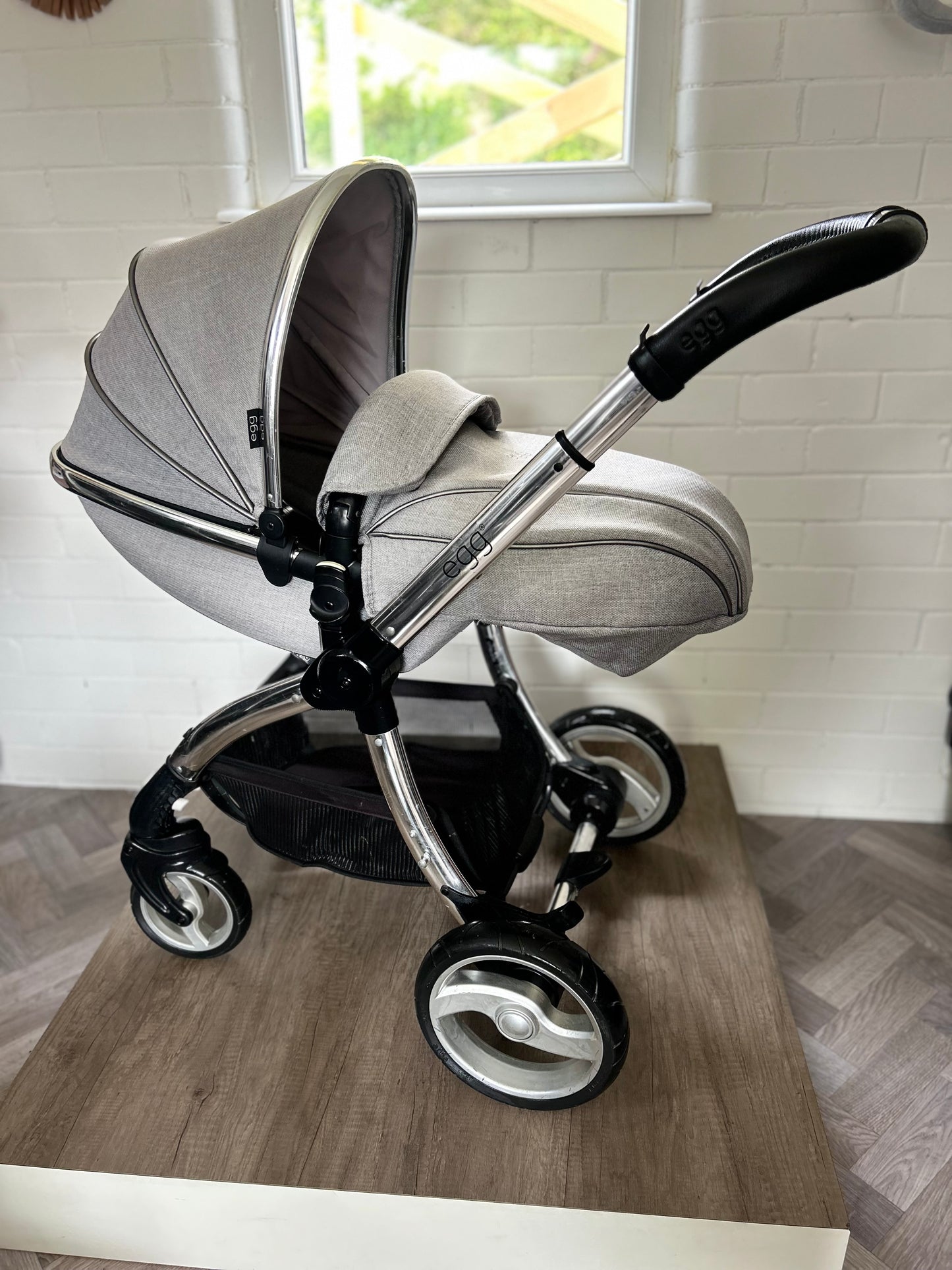 Egg Stroller 3 in 1 - Platinum