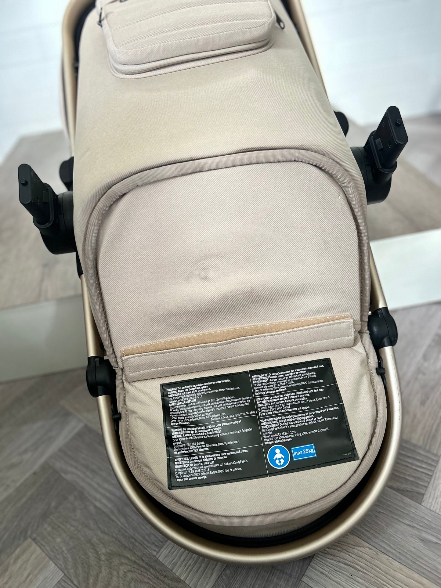 iCandy Peach 7 Biscotti 2nd Tandem Seat