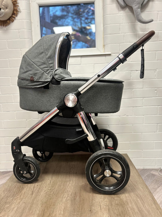 Mamas And Papas Ocarro Pushchair & Carrycot - Grey Mist