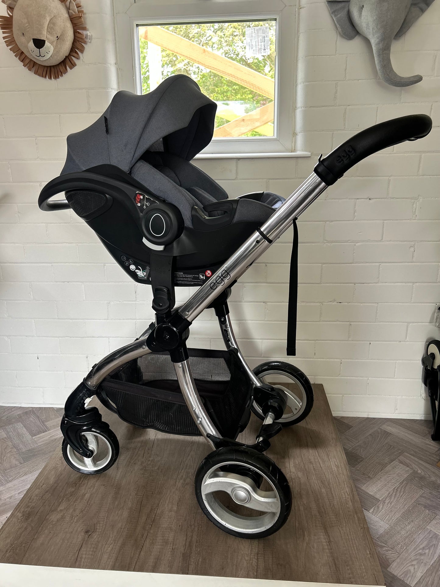 Egg Stroller 3 in 1 - Platinum