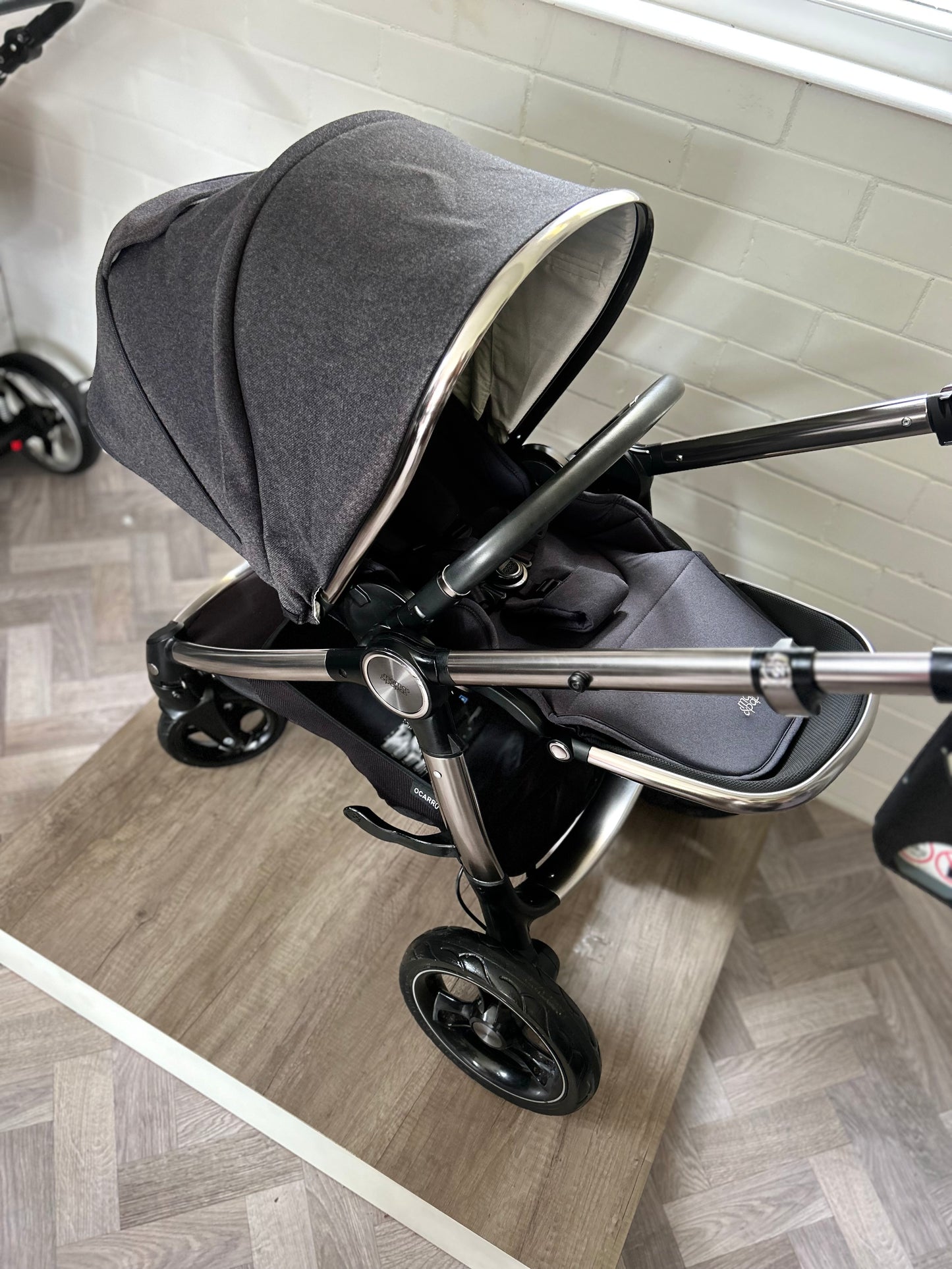 Mamas And Papas Ocarro Pushchair & Carrycot - Navy Classic