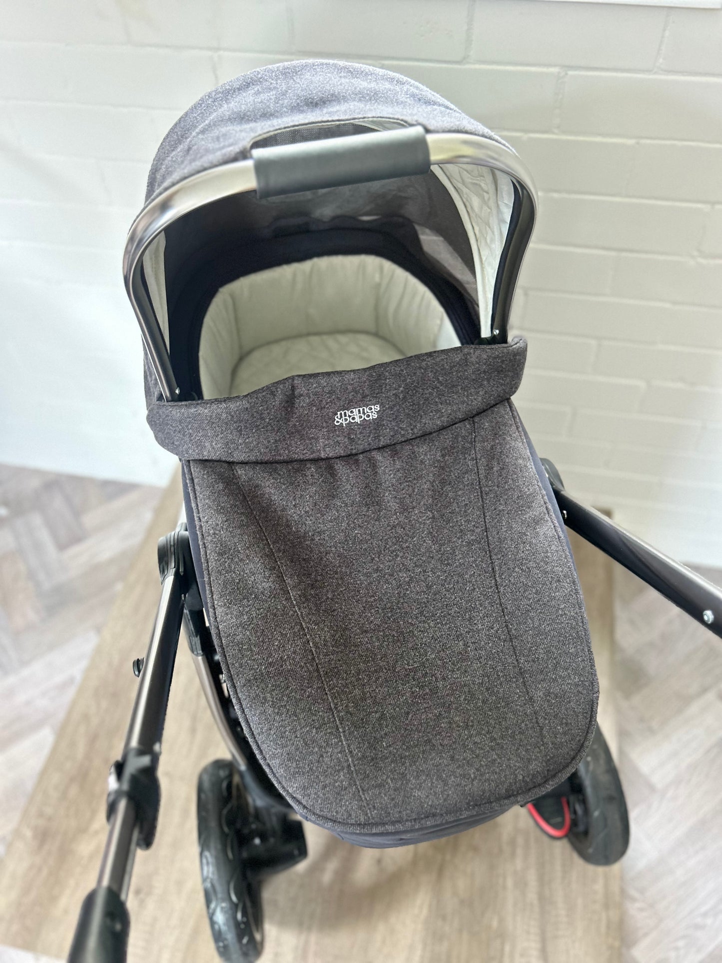 Mamas And Papas Ocarro Pushchair & Carrycot - Navy Classic