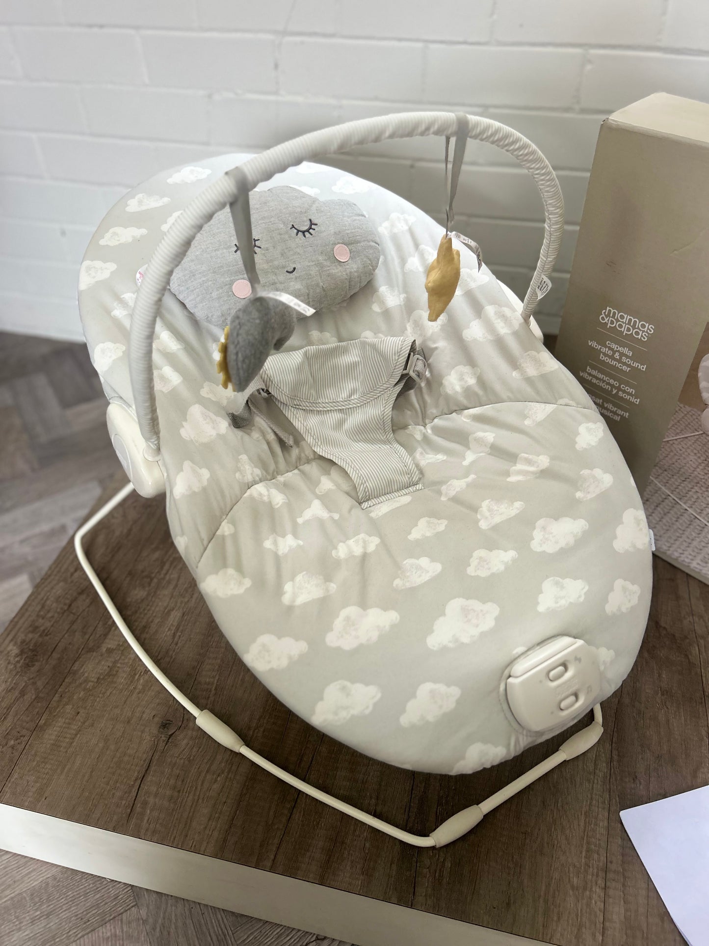 Mamas & Papas Capella Bouncer Cradle & Sit & Play - Cloud