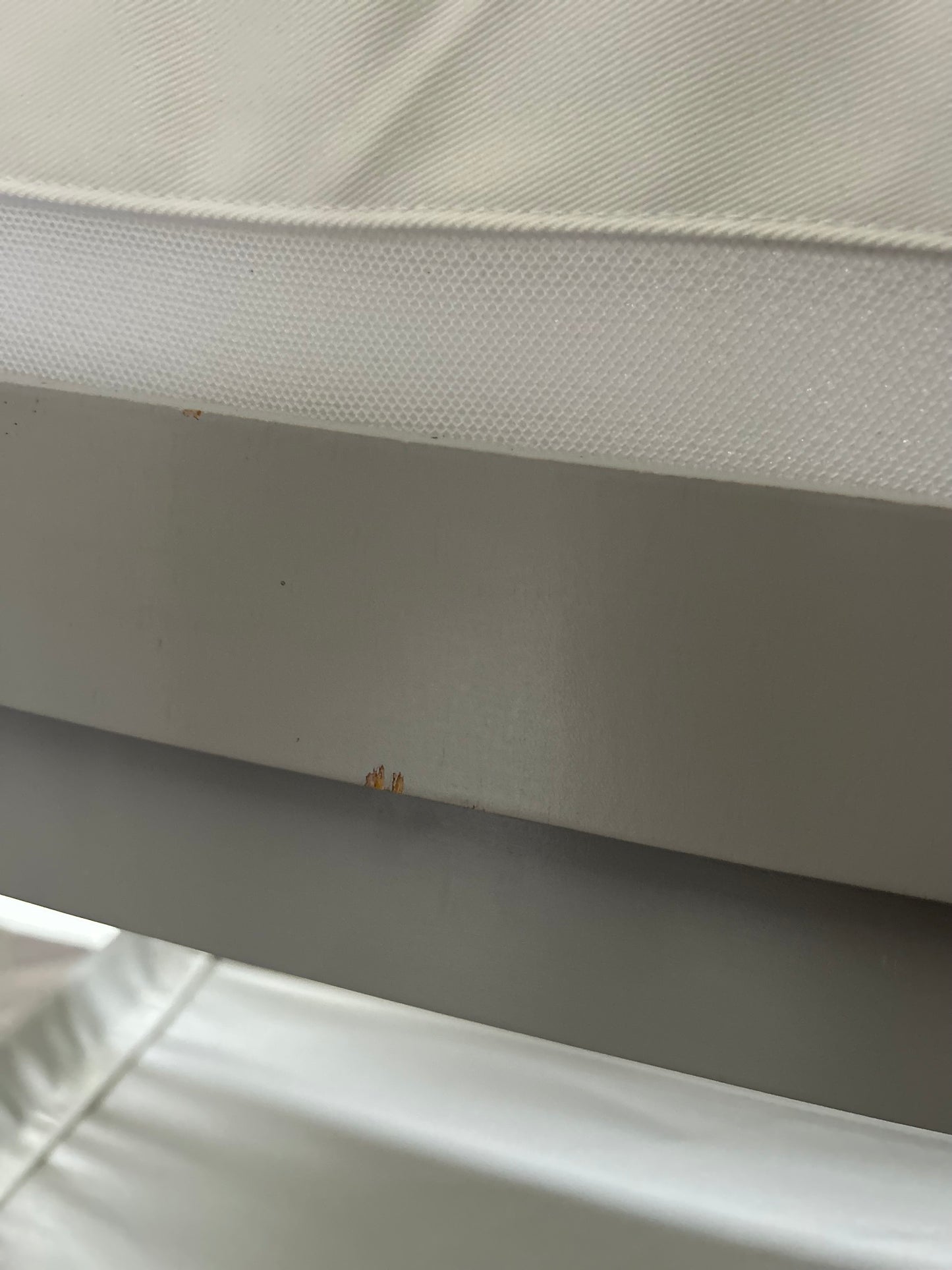 SnüzPod 4 Bedside Crib, Haze Grey