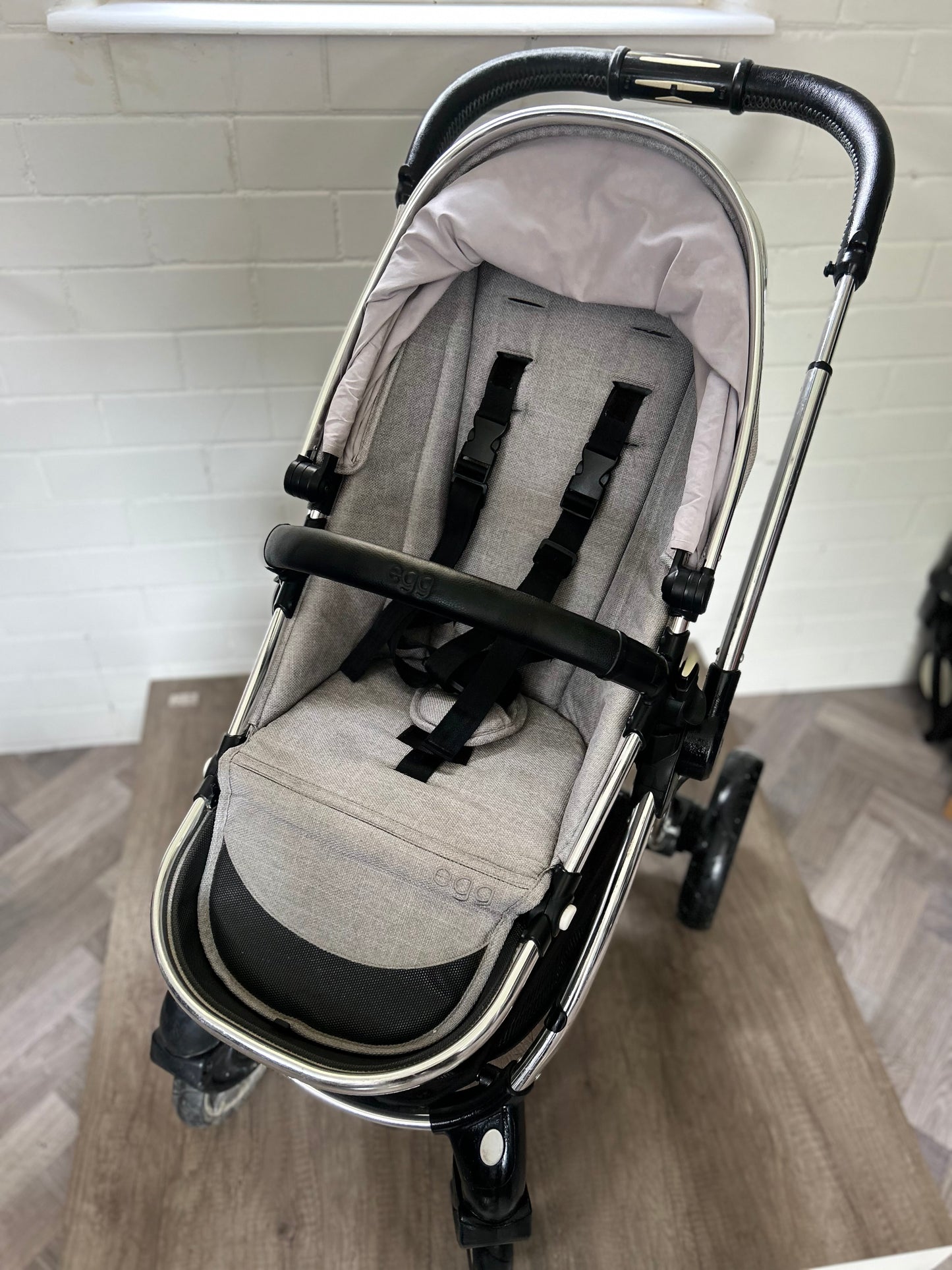 Egg Stroller 3 in 1 - Platinum