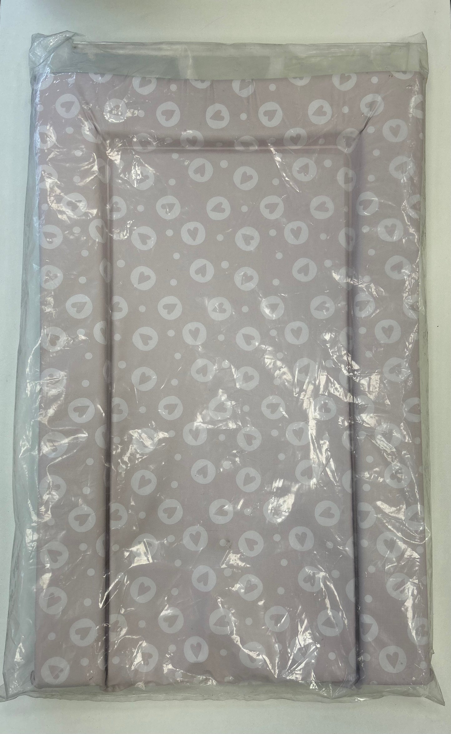 Deluxe Baby Changing Mat - Pink Hearts