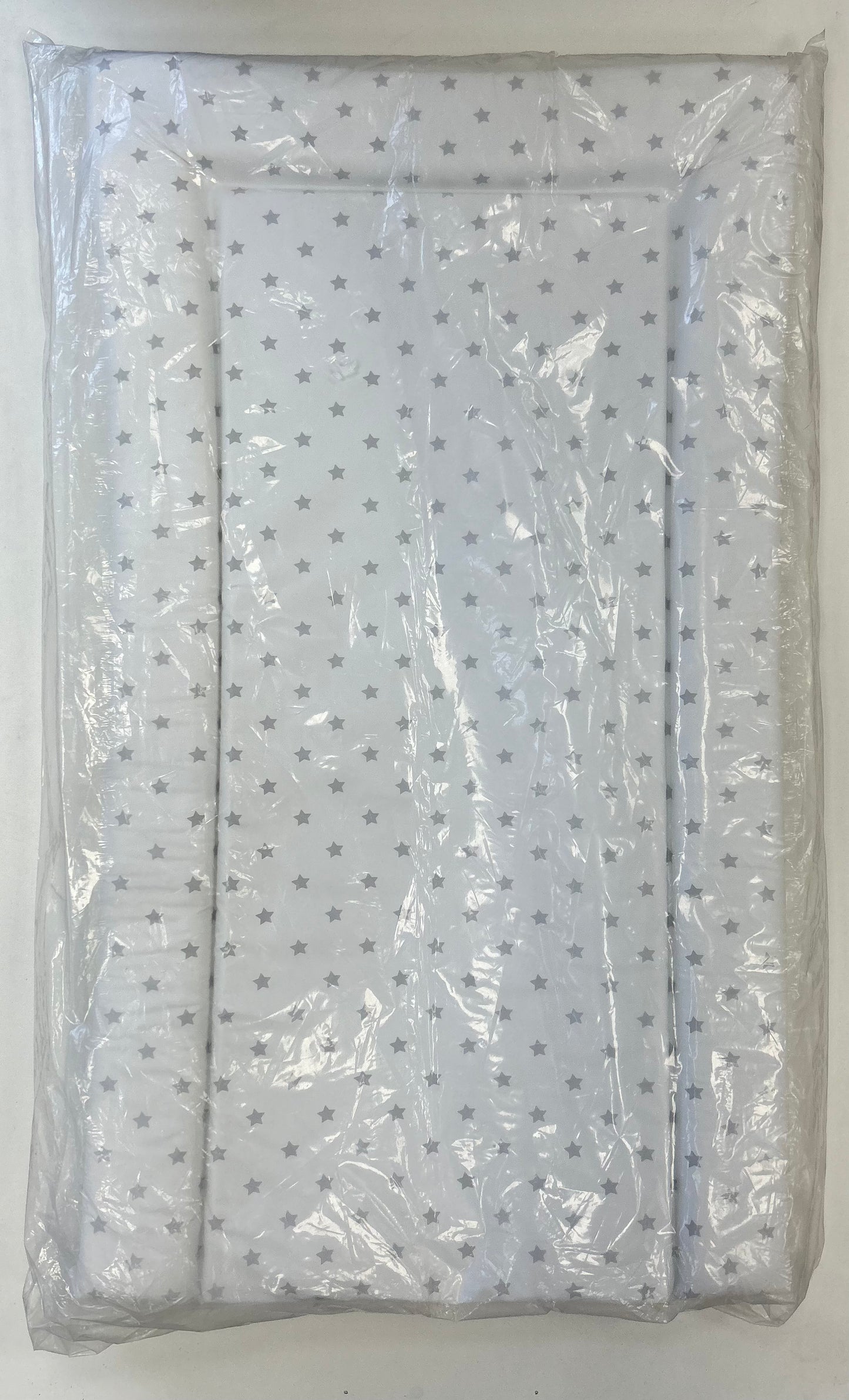 Deluxe Baby Changing Mat - Grey Stars