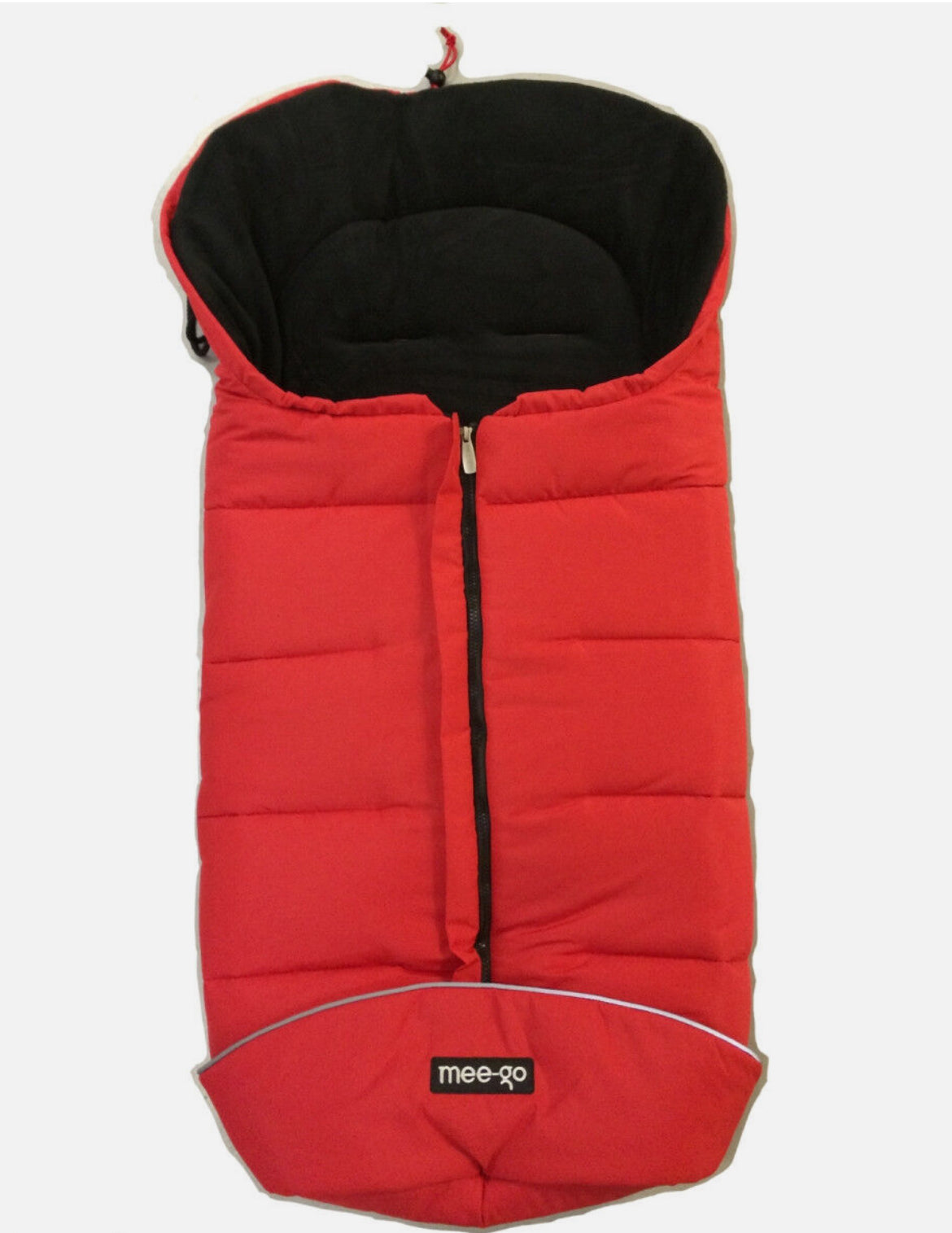 Red Luxury Mee-go Arctic Fleece Footmuff Cosytoes Universal Fit