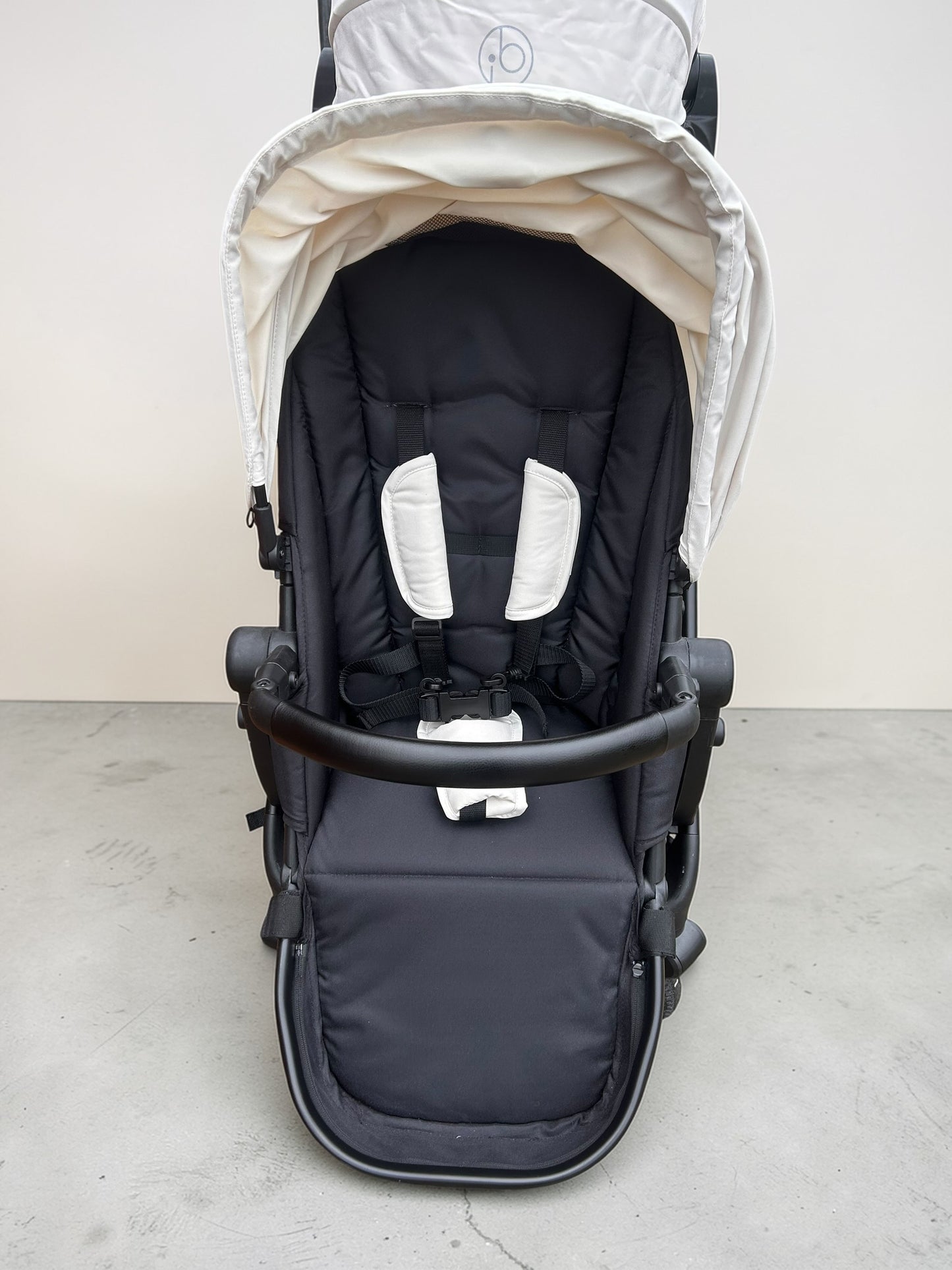 Ickle Bubba Virgo Double Travel System - Black/Stone