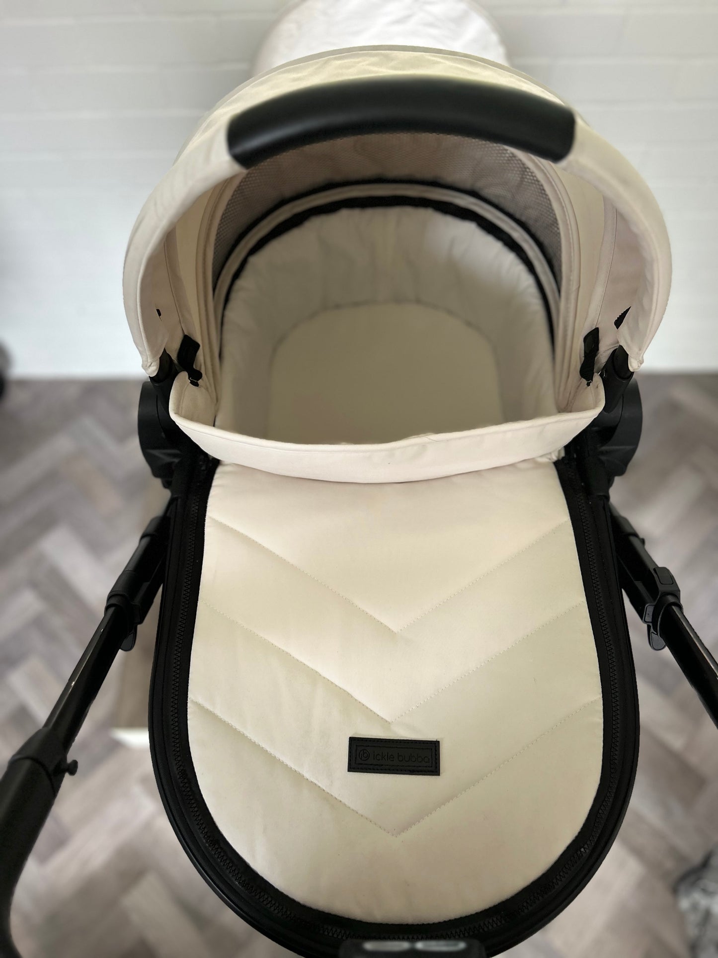 Ickle Bubba Virgo Growing Family Double Travel System - Stone