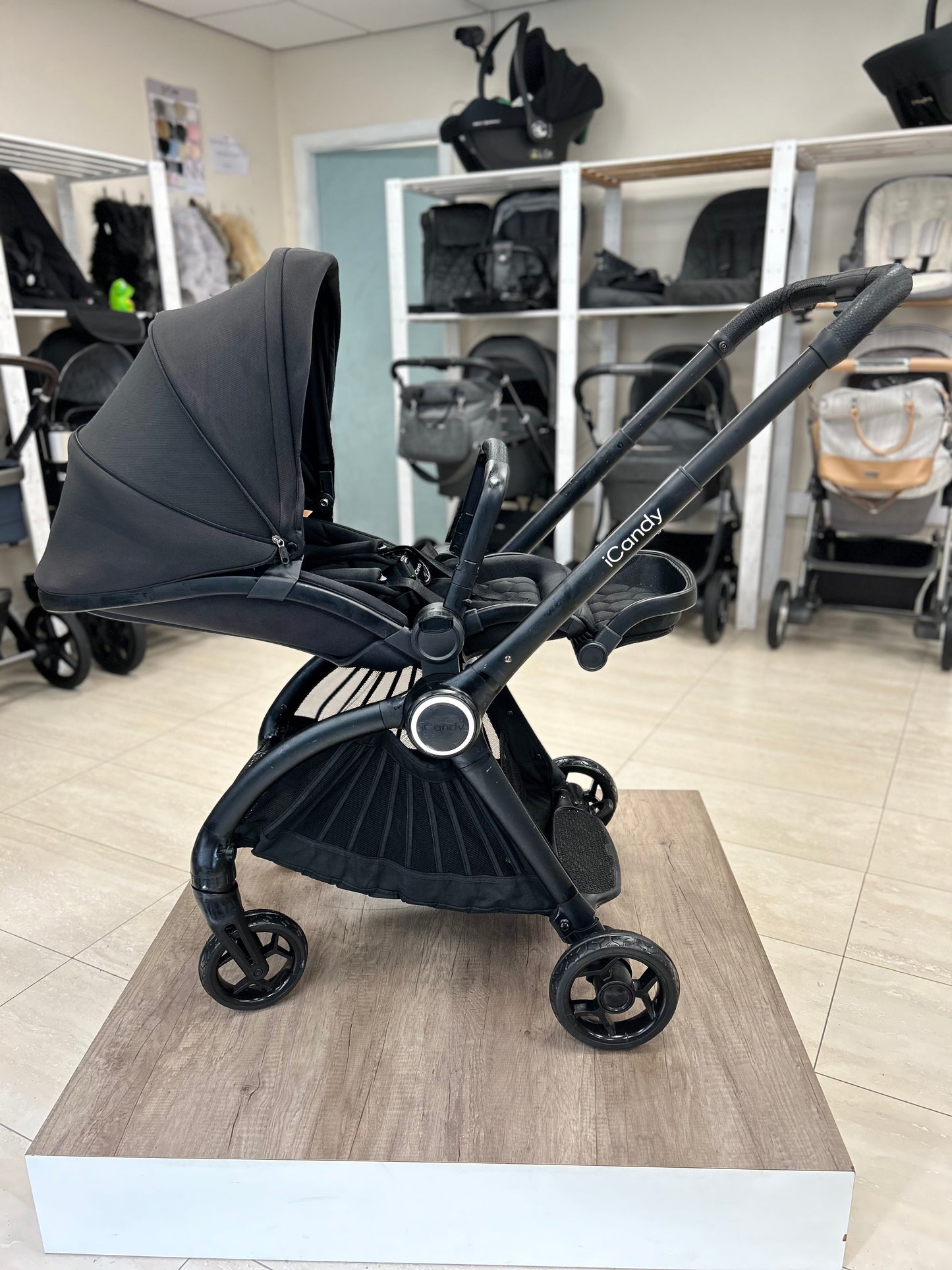 iCandy Core Pushchair and Carrycot - Complete Bundle - Jet, Black edition