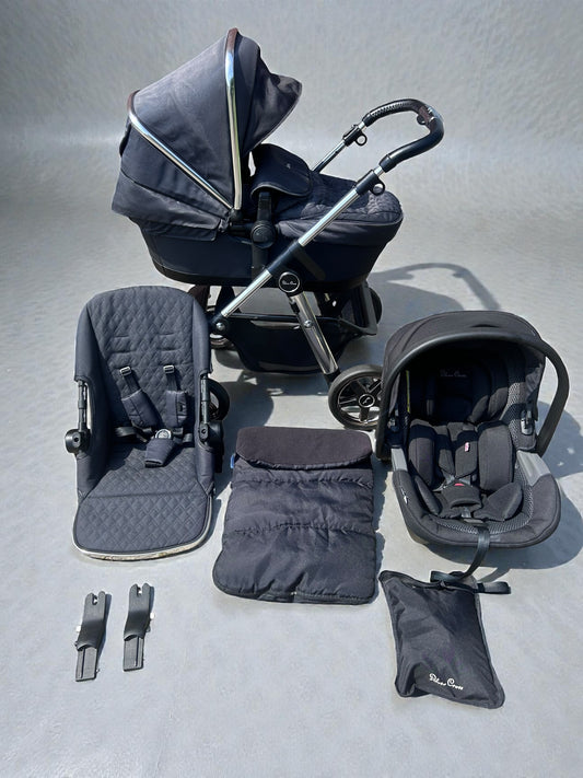 Silver Cross Pioneer Pram System - Pepper