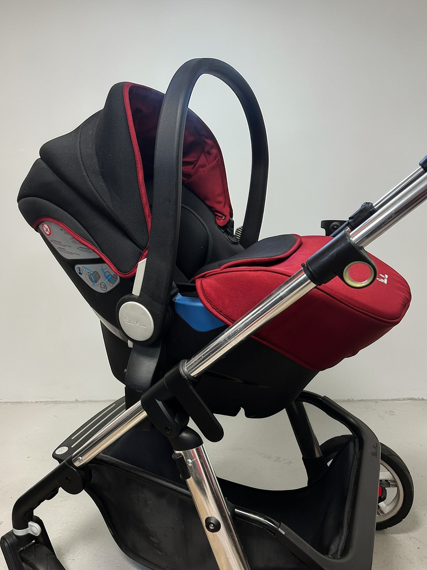 Silver Cross Pioneer 3in1 Travel System - Vintage Red