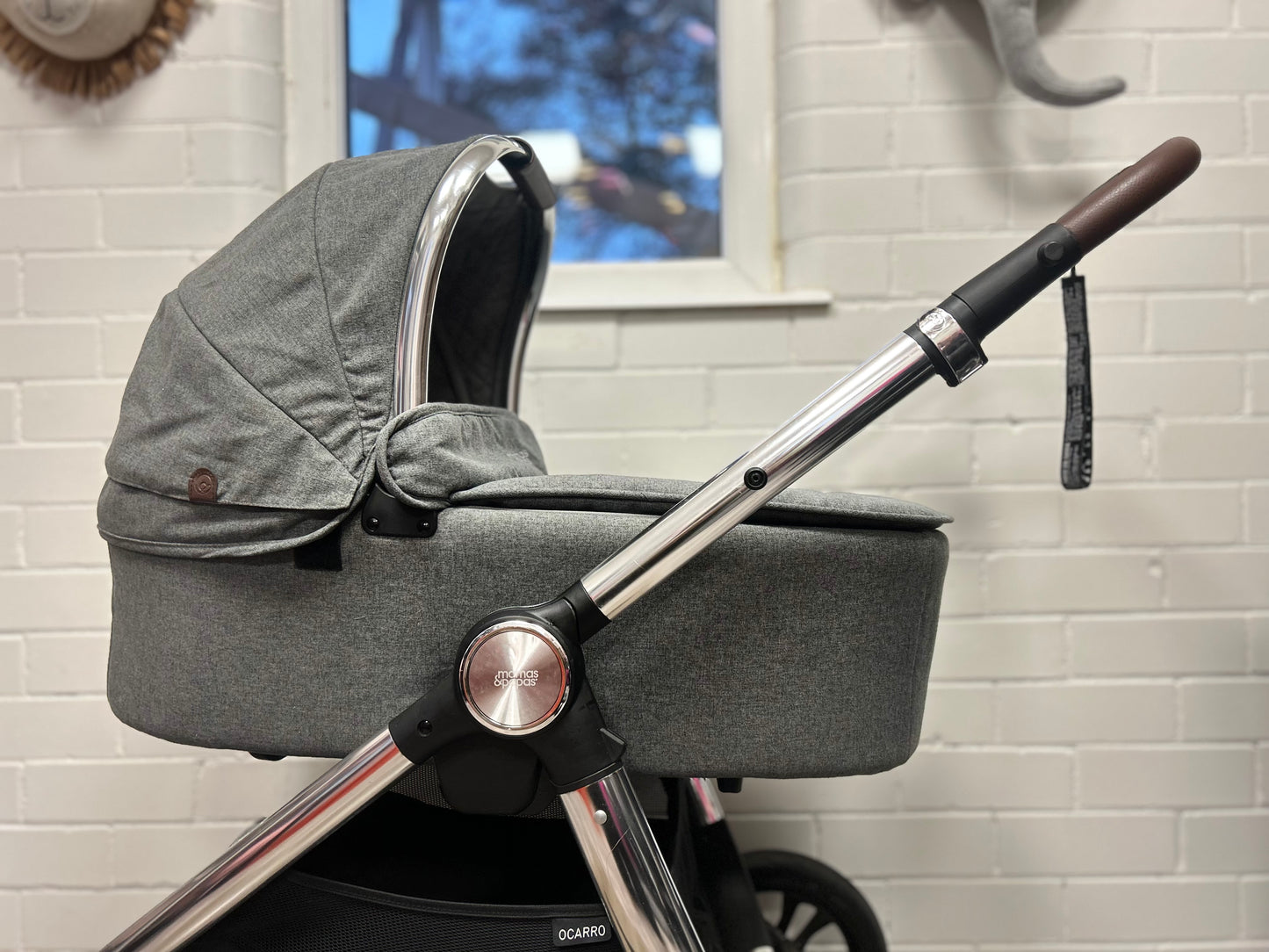 Mamas And Papas Ocarro Pushchair & Carrycot - Grey Mist