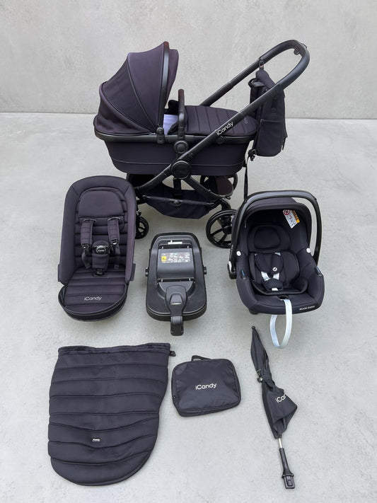 iCandy Peach 7 Travel System Bundle – Black Edition
