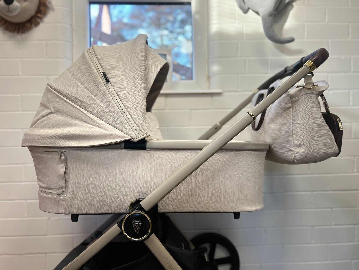 Venicci Tinum Upline - Stone Beige - 2 in 1 Travel System