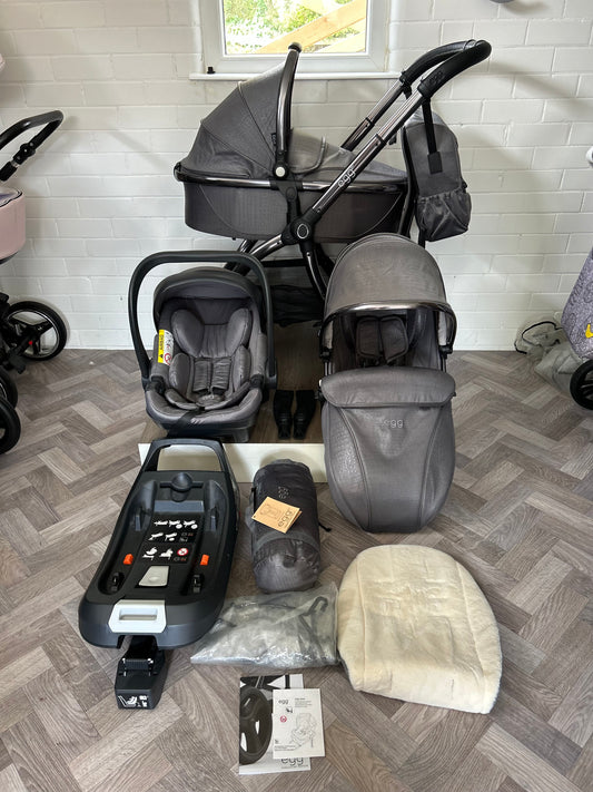 Egg2 - Jurassic Grey - 3 in 1 Travel System