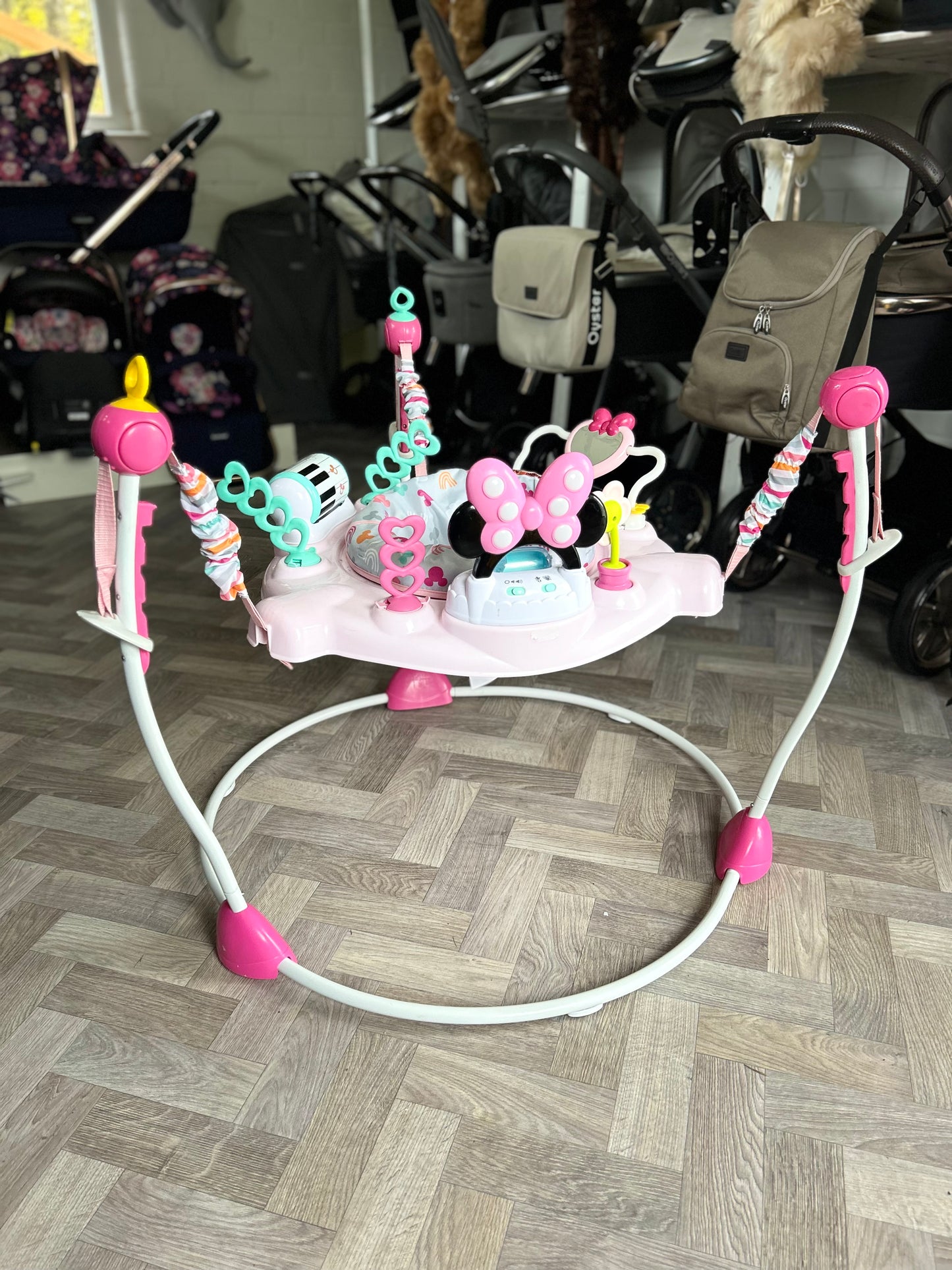 Bright Starts Disney Minnie Mouse Baby Jumper