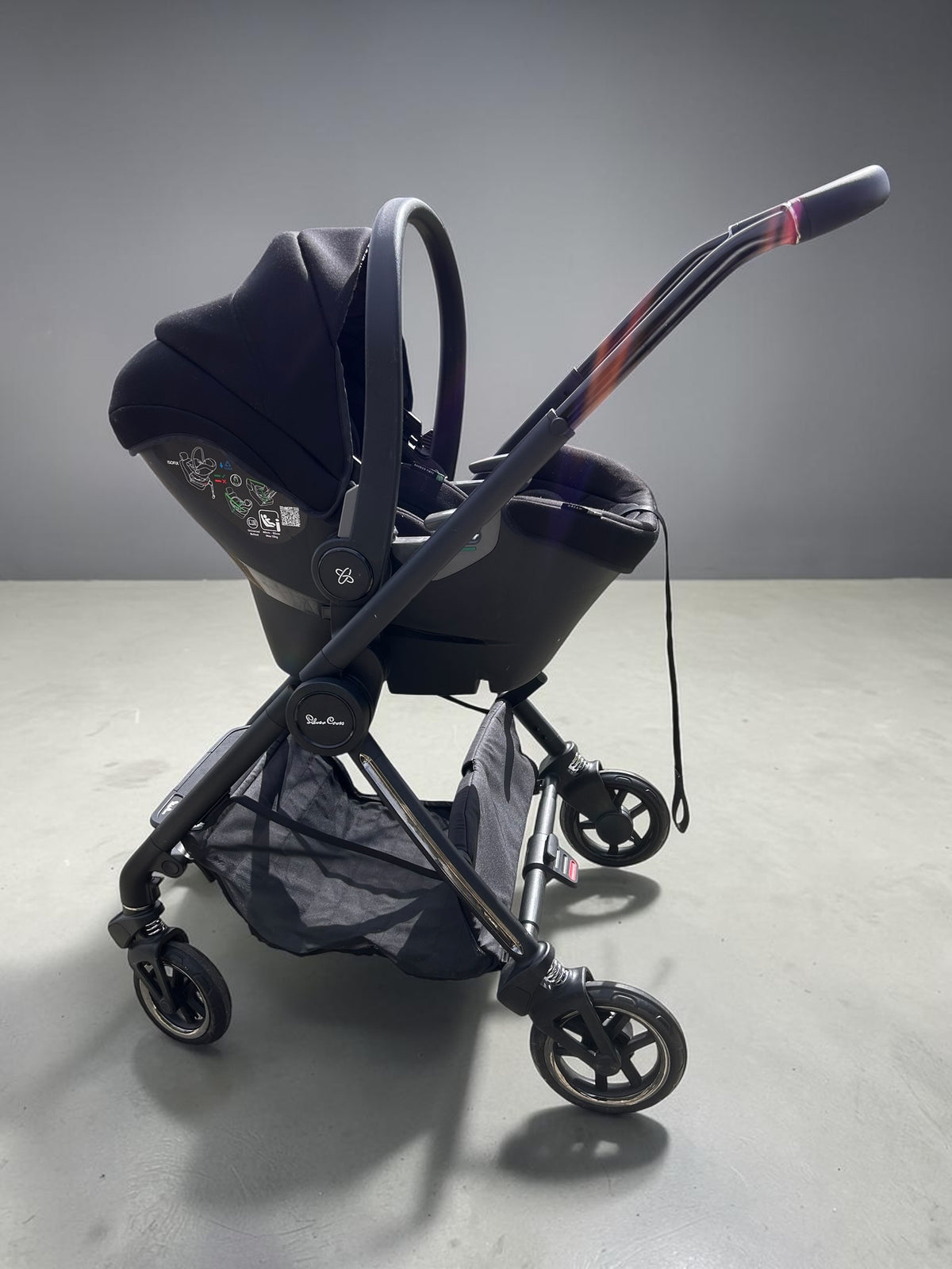 Silver Cross Dune 3 in 1 Travel System – Space Black