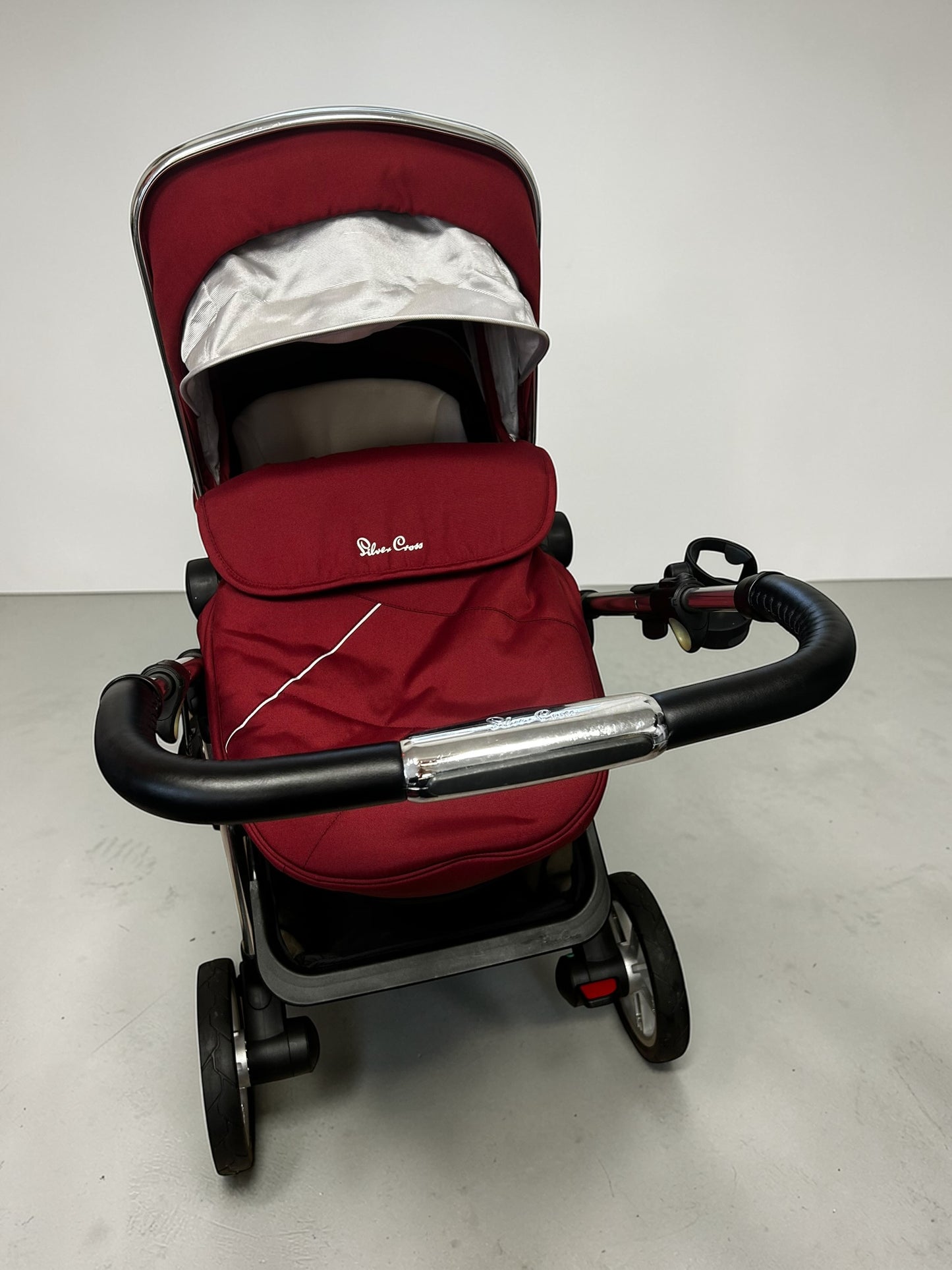 Silver Cross Pioneer 3in1 Travel System - Vintage Red