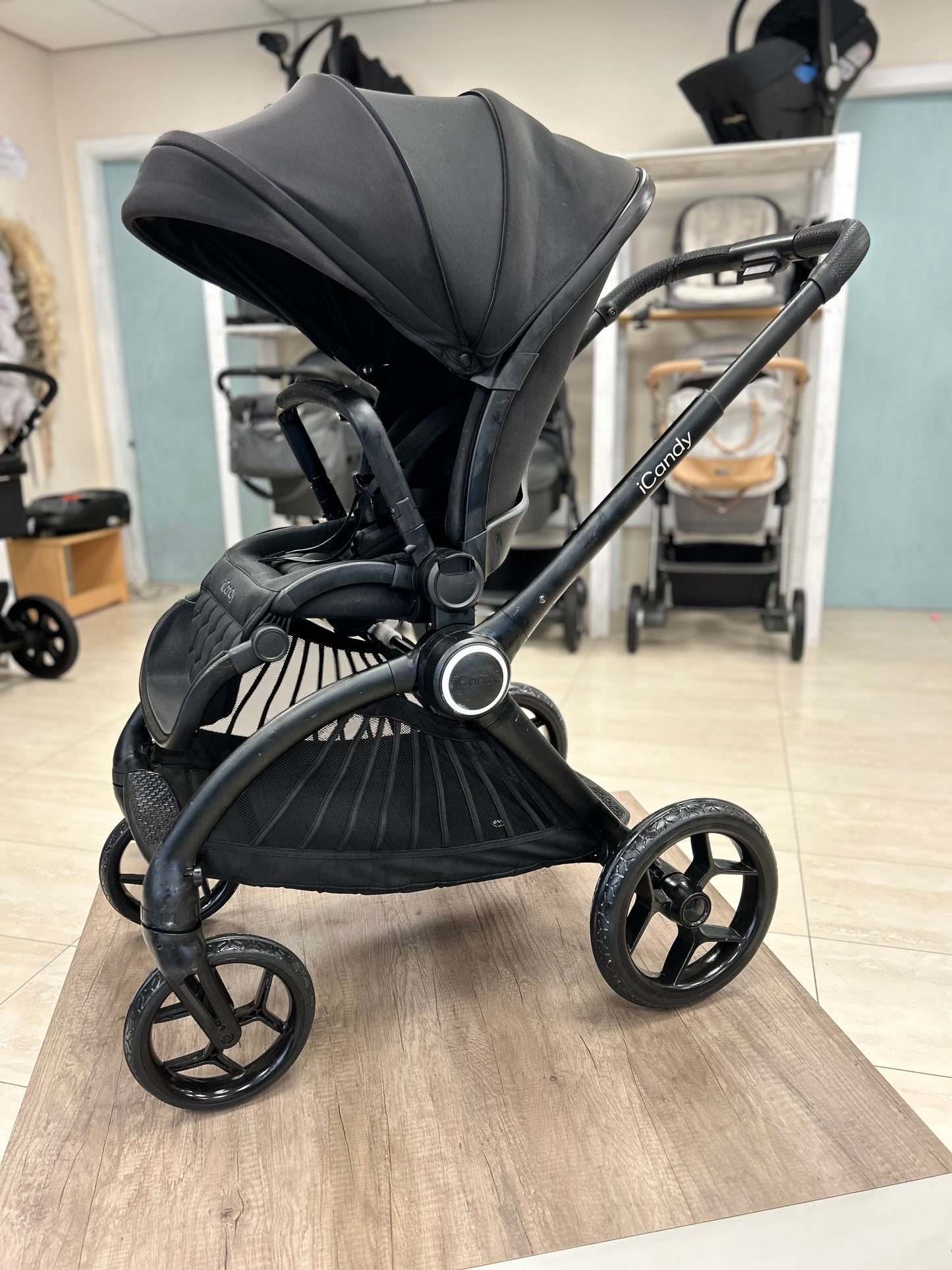 iCandy Core Pushchair and Carrycot - Complete Bundle - Jet, Black edition