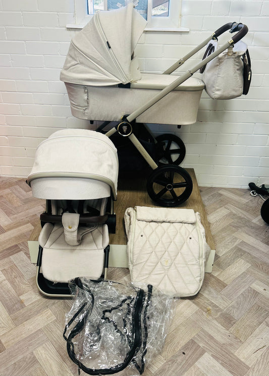 Venicci Tinum Upline - Stone Beige - 2 in 1 Travel System