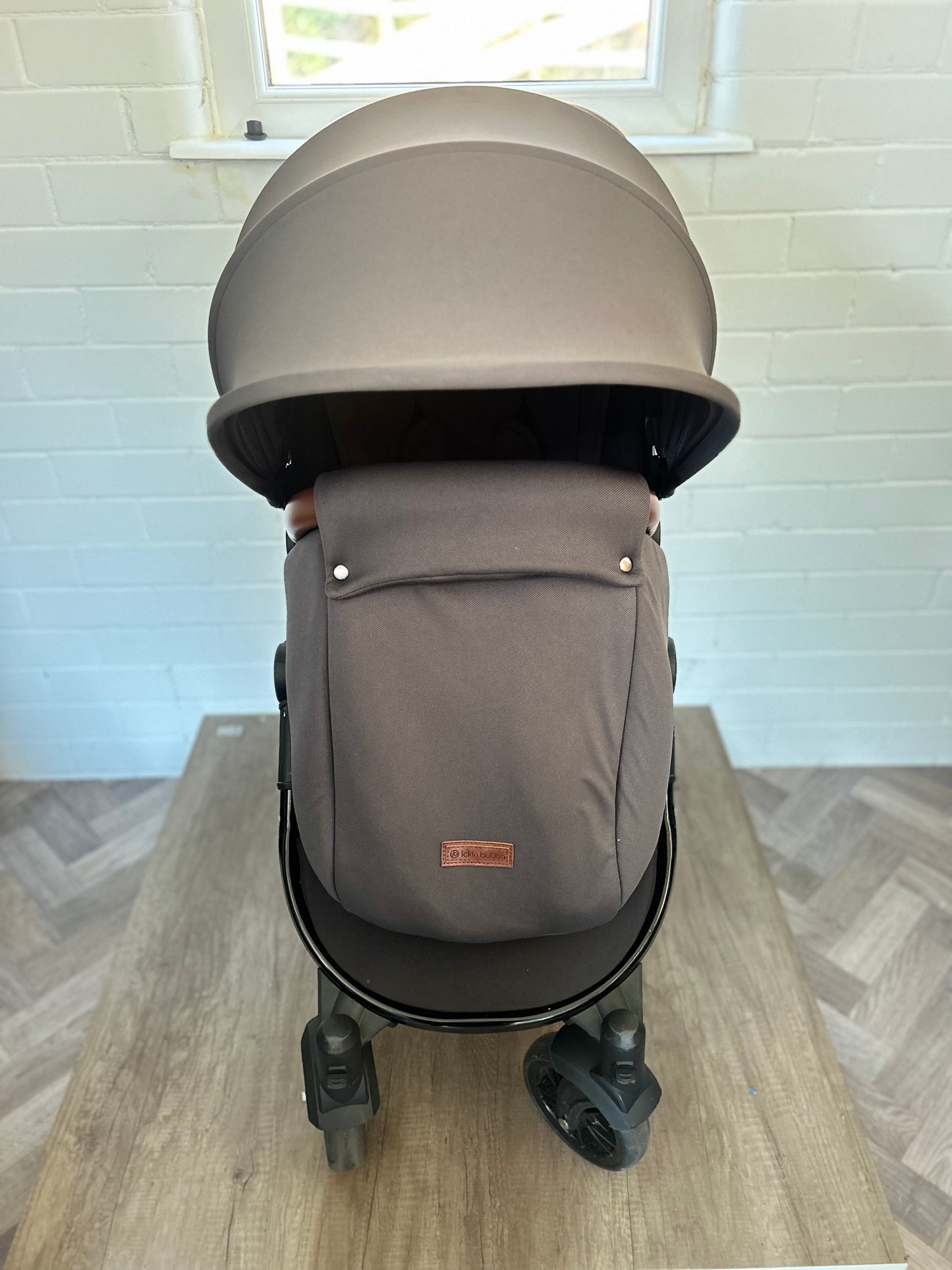 Ickle Bubba Stomp Luxe 3in1 Travel System- Charcoal Grey