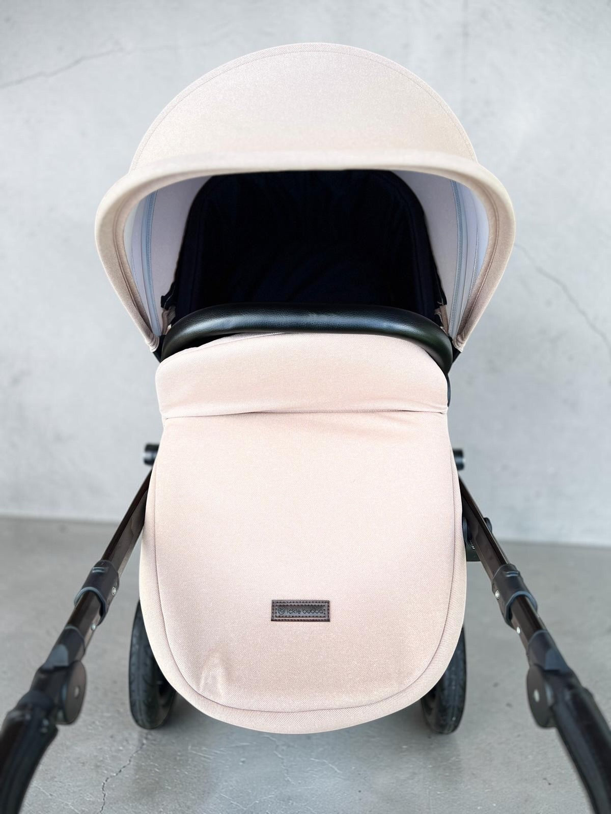 Ickle Bubba Stomp Luxe Travel System + Isofix Base - Desert / Black