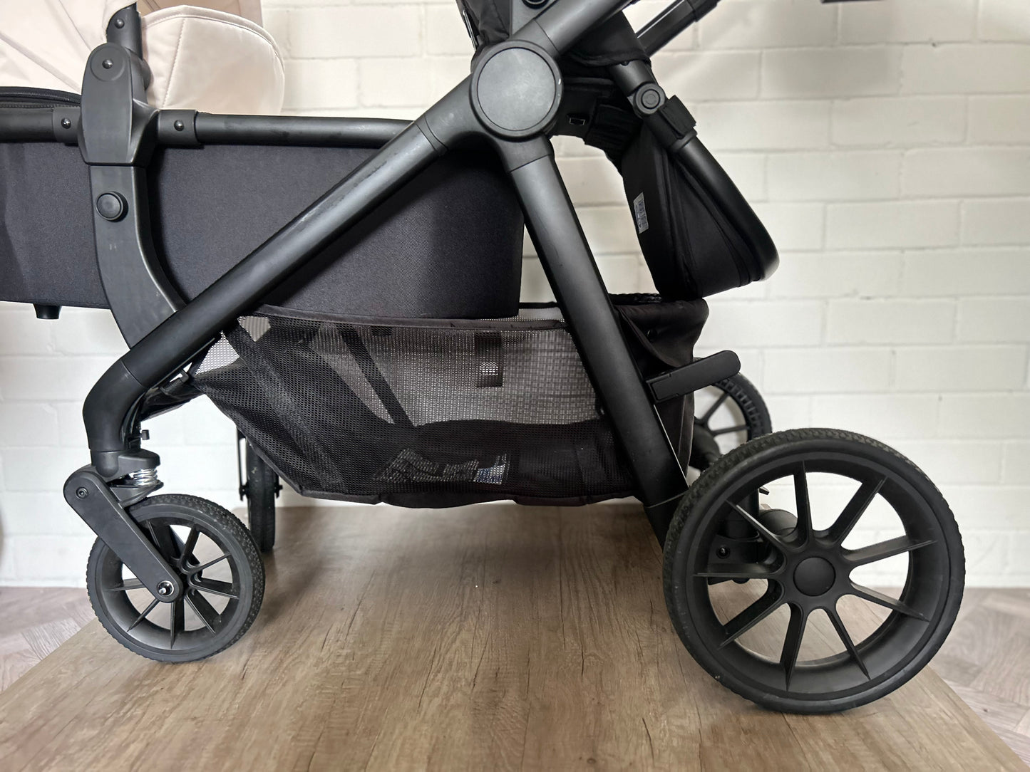 Ickle Bubba Virgo Growing Family Double Travel System - Stone