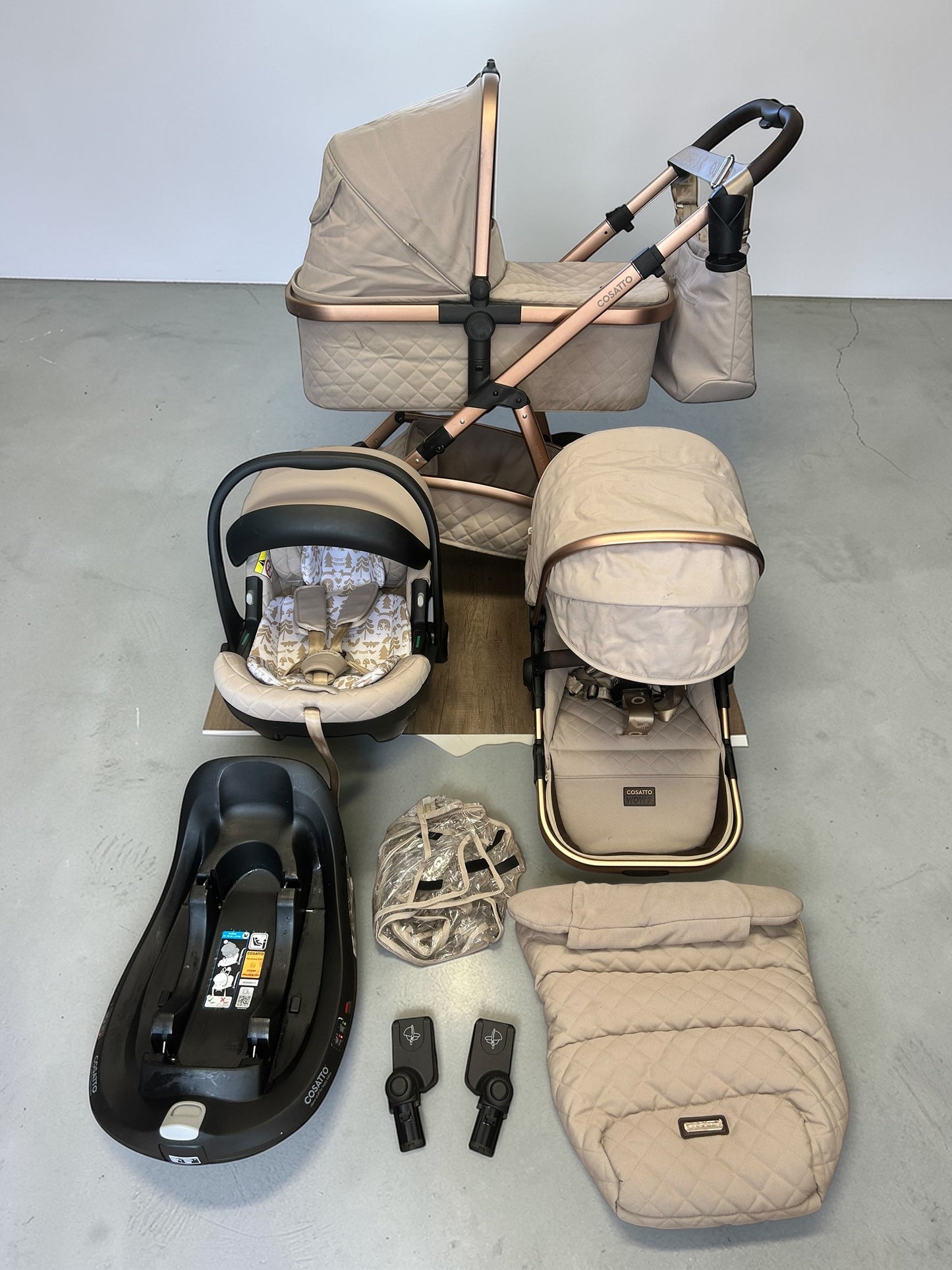 Cosatto Wow 2 Acorn Everything Bundle - Whisper