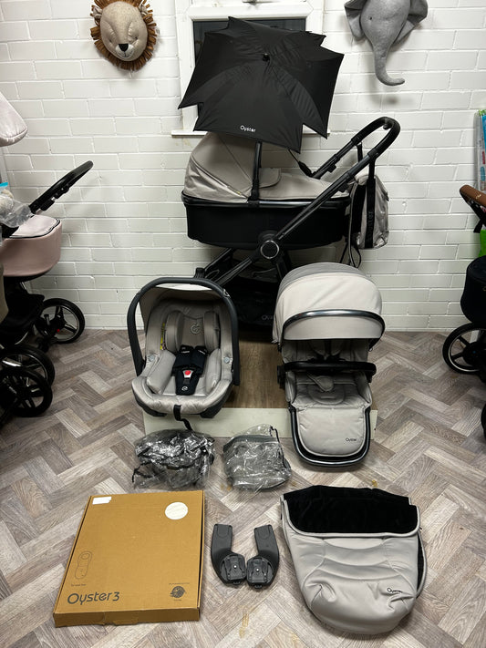 BabyStyle Oyster 3 - Stone - 3 in 1 Travel System