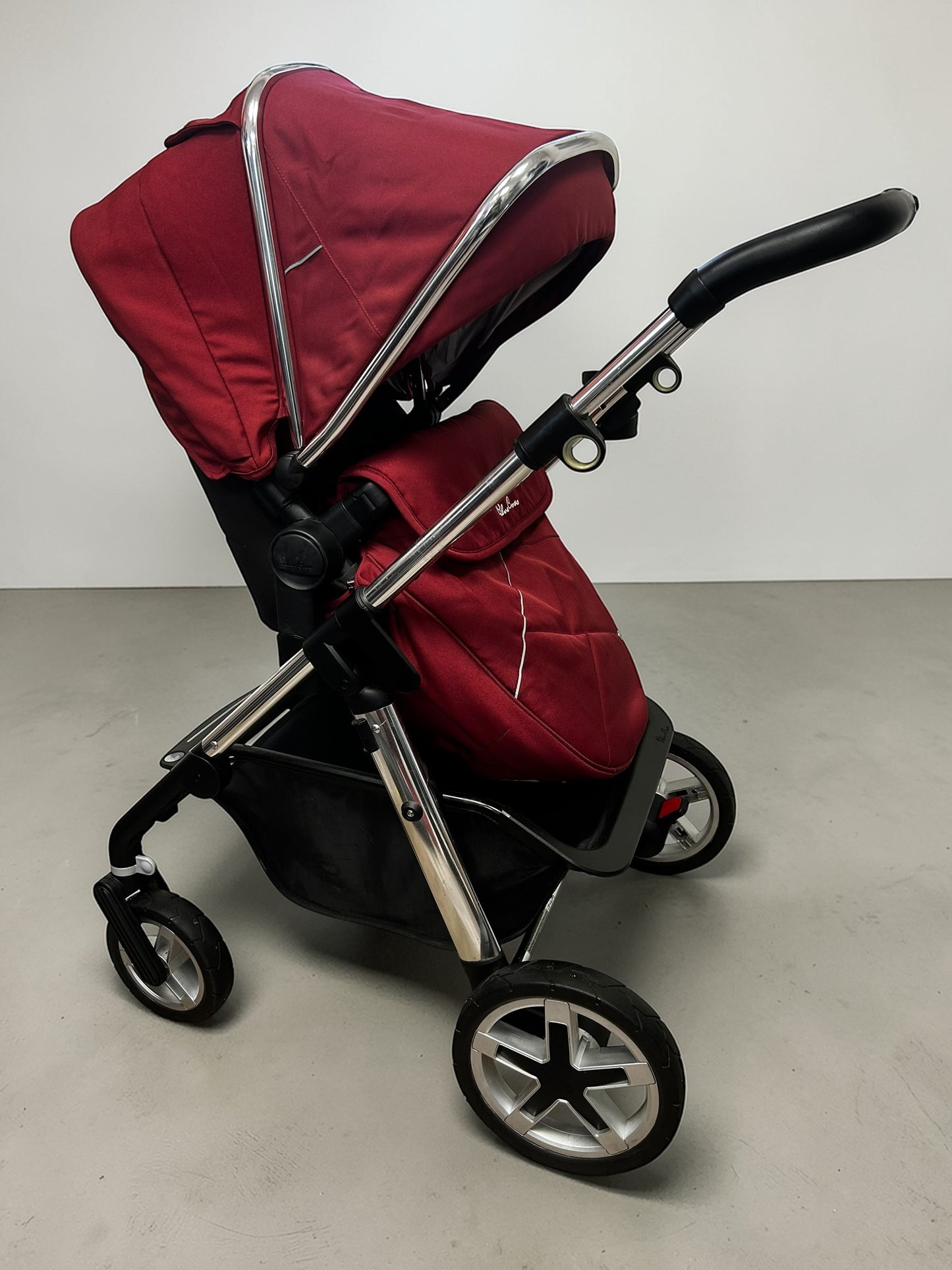 Silver Cross Pioneer 3in1 Travel System - Vintage Red