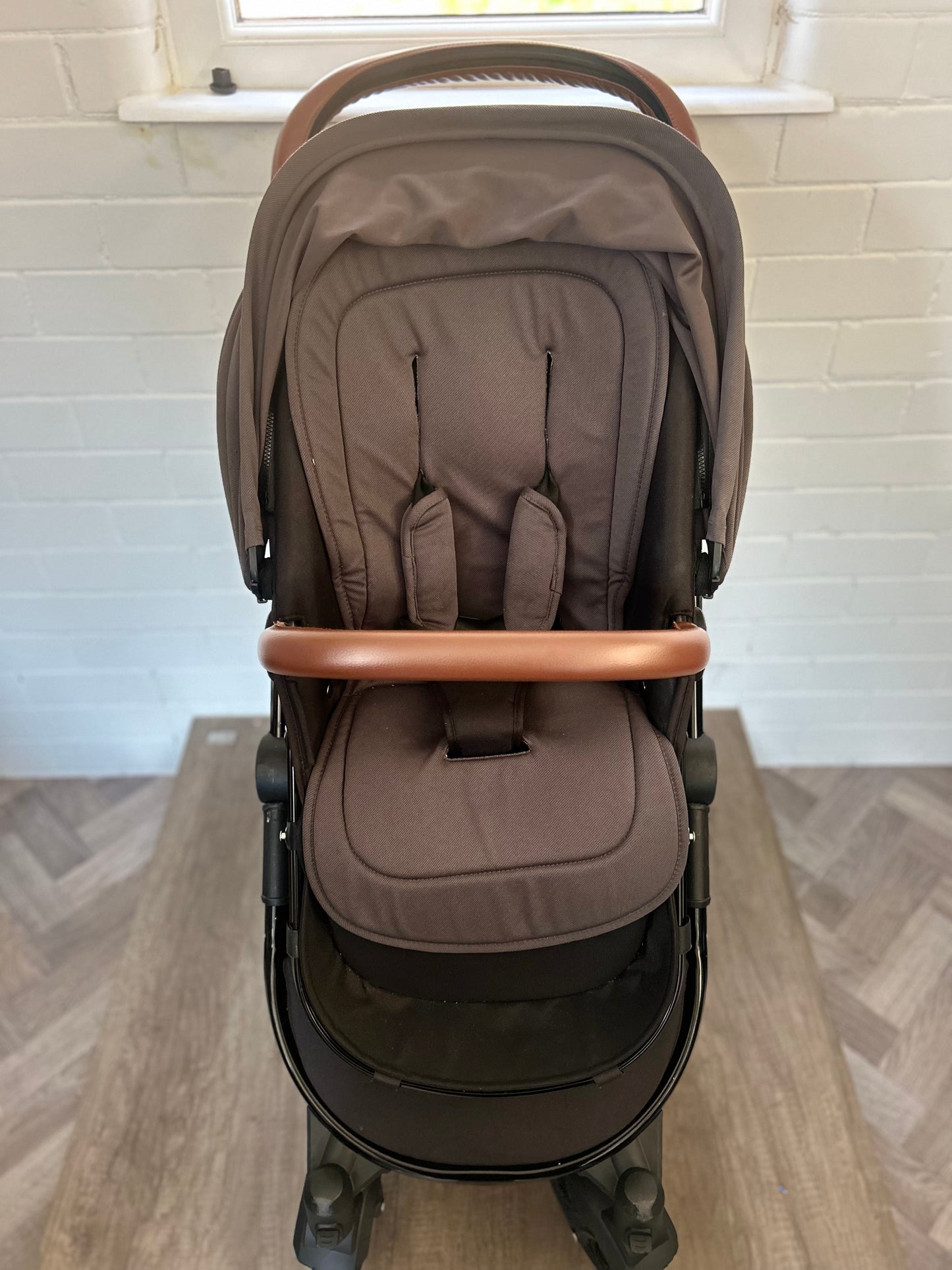 Ickle Bubba Stomp Luxe 3in1 Travel System- Charcoal Grey